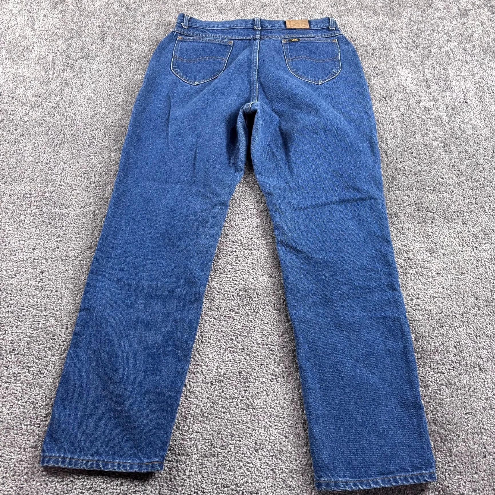 Lee VINTAGE Lee Jeans Women 18W High Rise Mom Denim 90s Blue 34x32 Pants Mens Womens Girls Size 40" / US 18 - 5 Thumbnail