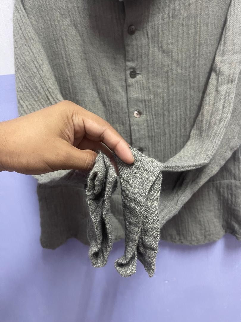Issey Miyake Issey Miyake by Plantation Wave Style Button Up Shirt Size M / US 6-8 / IT 42-44 - 6 Thumbnail