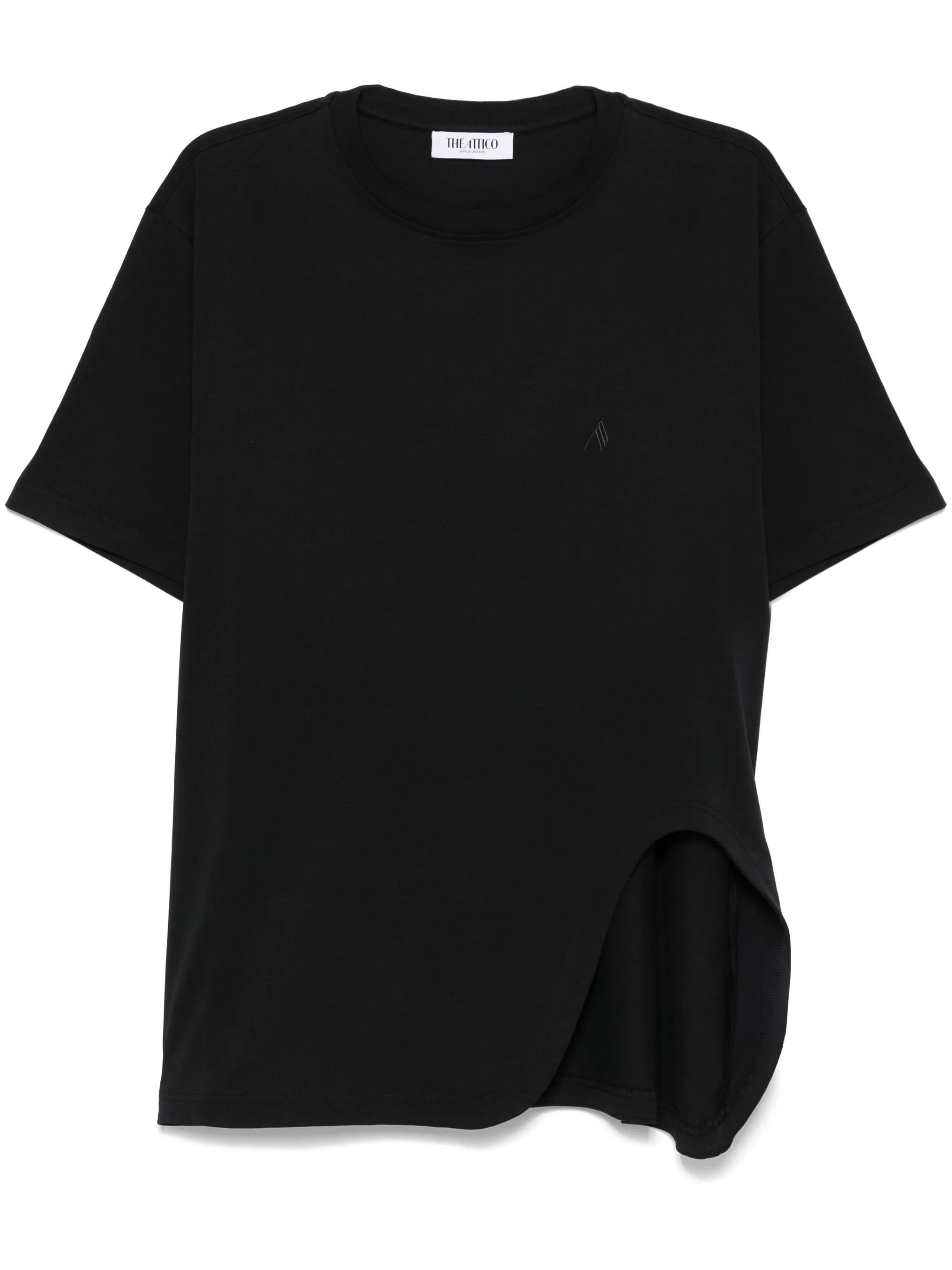The Attico o1s22i1n0325 Oversized T-Shirt in Black Size XS / US 0-2 / IT 36-38 - 1 Thumbnail