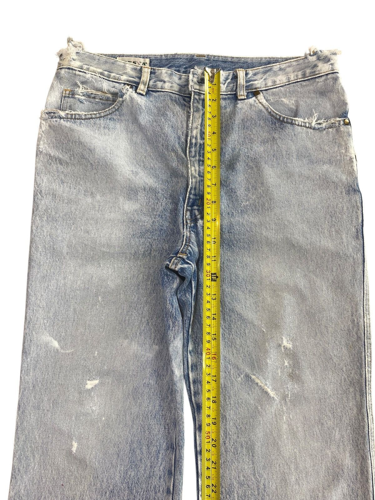 Other Japanese Brand Acid Blue Wash Style Loose Jeans Size US 32 / EU 48 - 6 Thumbnail