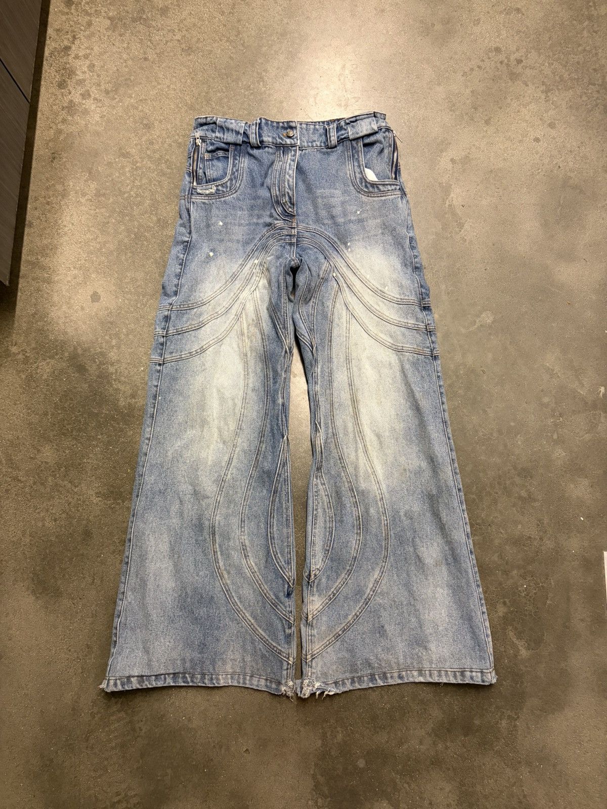 No Faith Studios Wave Denim | Grailed