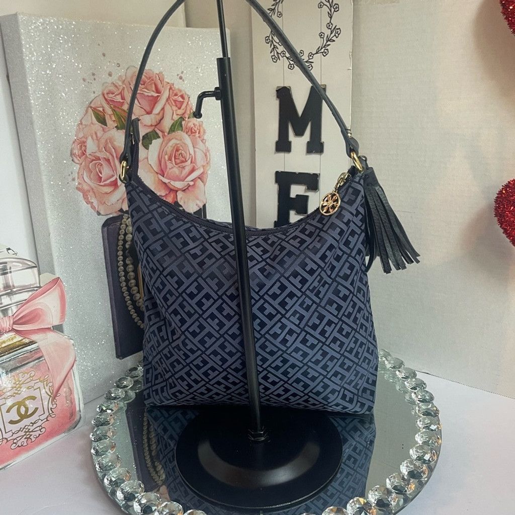Tommy Hilfiger Tommy Hilfiger Blue Hand Bag Size ONE SIZE - 3 Thumbnail