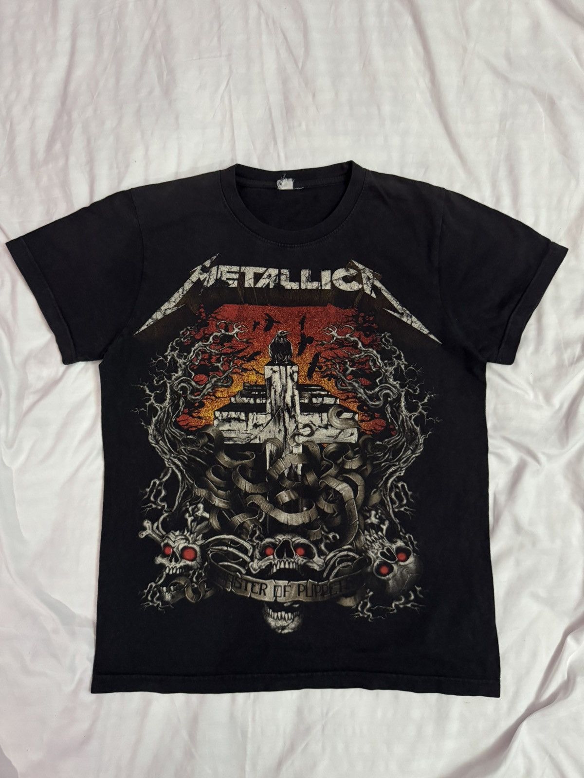 Band Tees Vintage Grunge Metallica Master of Puppet Band Tees Size US S / EU 44-46 / 1 - 1 Thumbnail