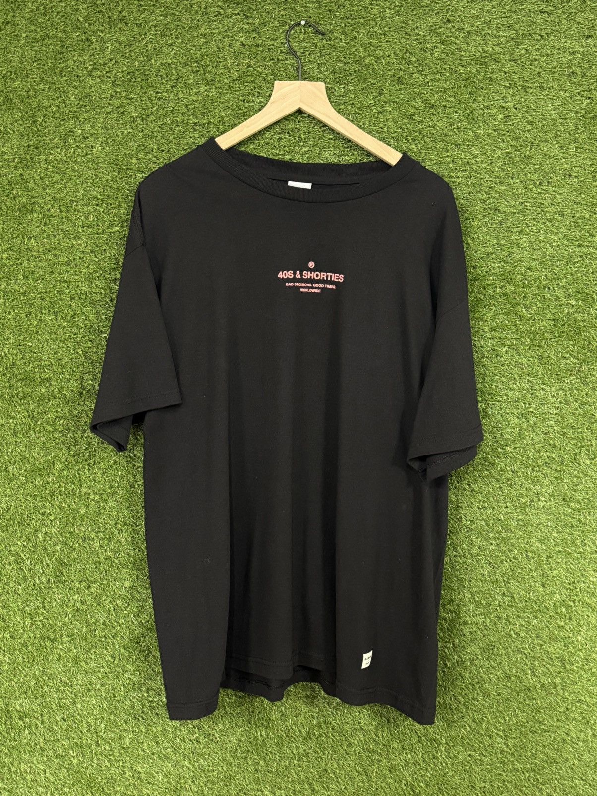 40's & Shorties 40s and Shorties Trademark Logo Streetwear Tee Black XL Size US XL / EU 56 / 4 - 2 Thumbnail
