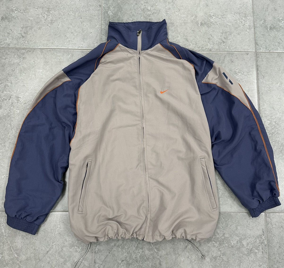 00s Vintage Nike Large Swoosh Navy Fleece L XL main image 1