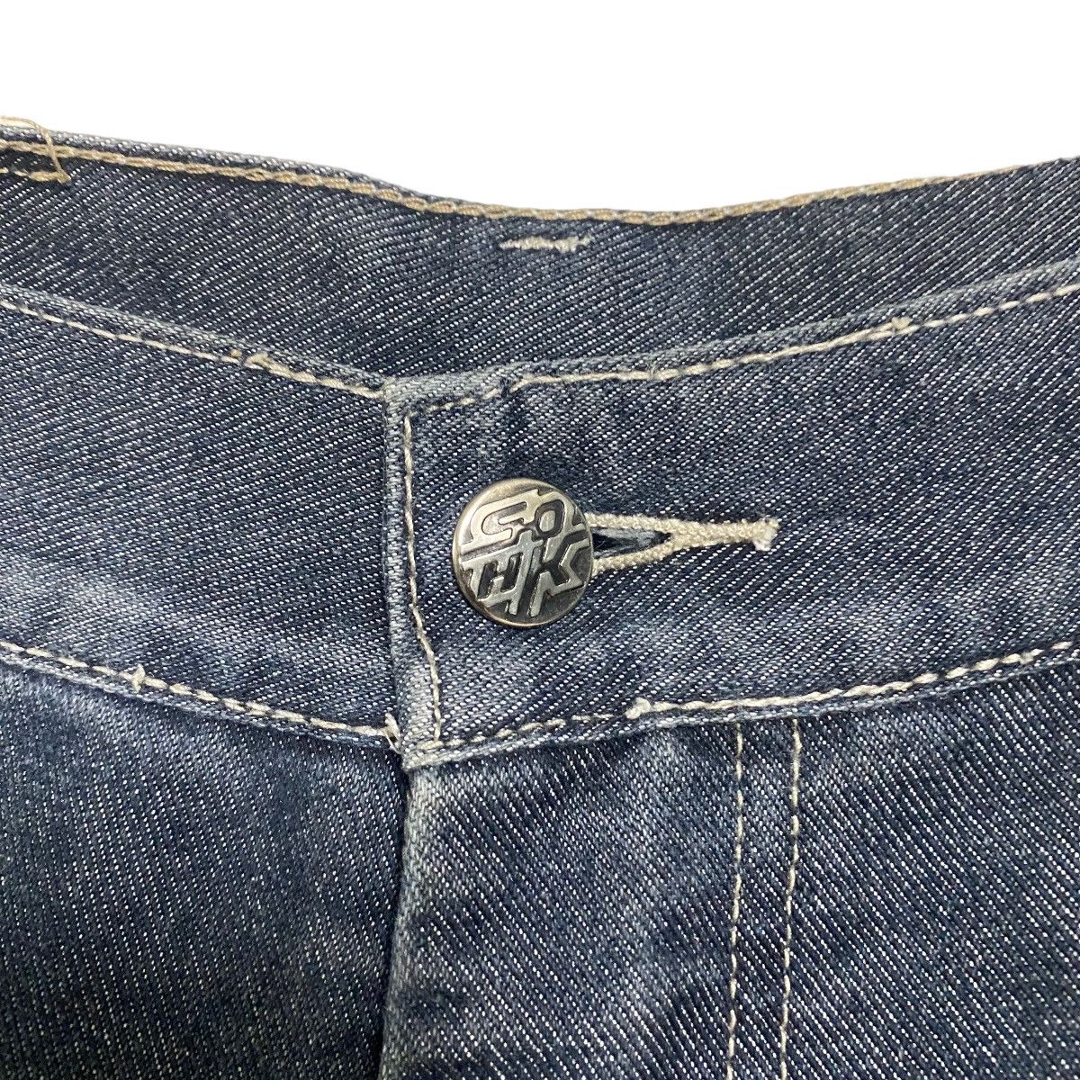 JNCO Vintage SOHK School Of Hard Knocks Denim Baggy Pants Size US 31 - 4 Thumbnail
