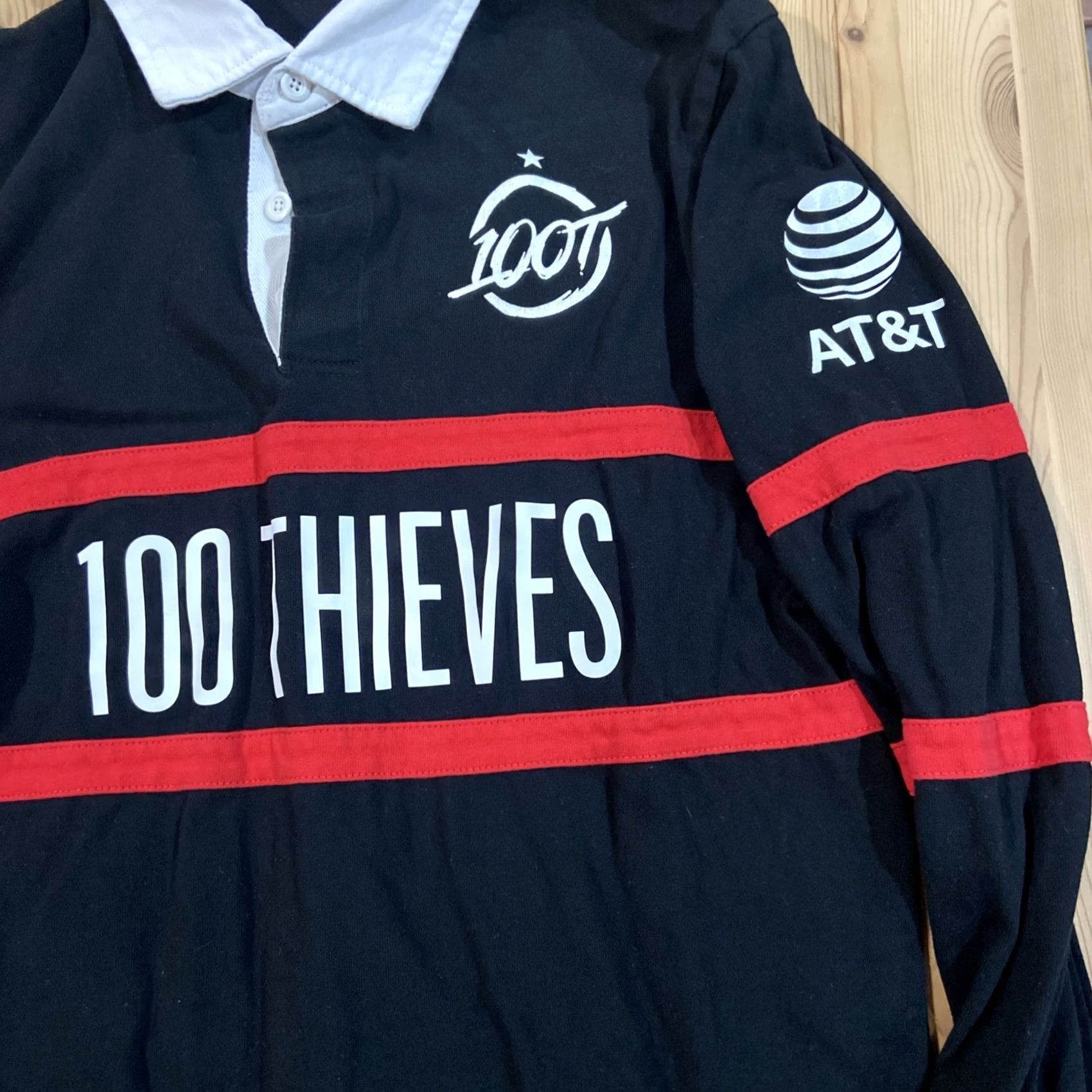 100 Thieves 100 Thieves Jersey Black Long Sleeve Rugby Shirt Mens M Size US M / EU 48-50 / 2 - 2 Thumbnail