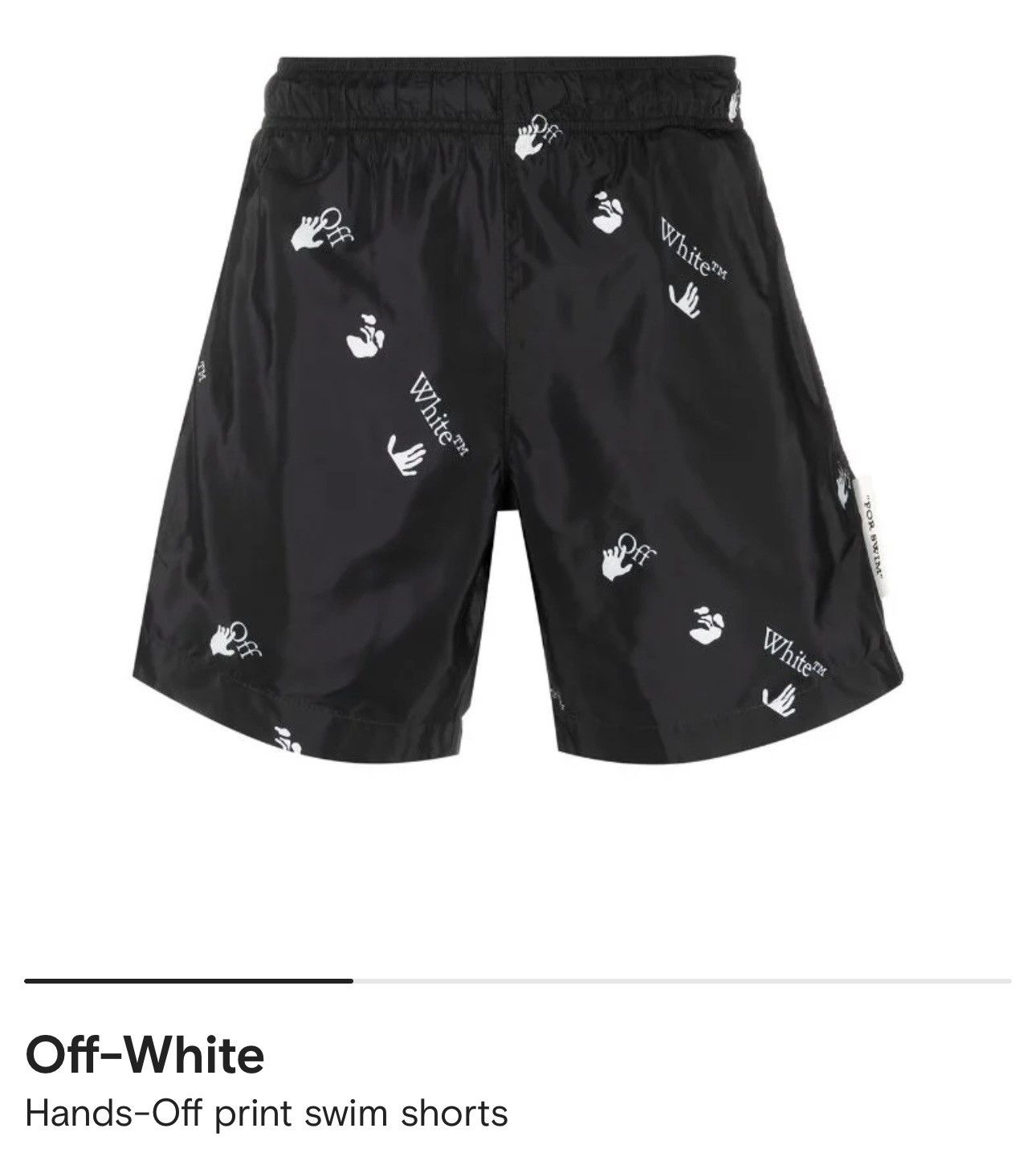 Off-White Off white swim trunks Size US 38 / EU 54 - 10 Thumbnail