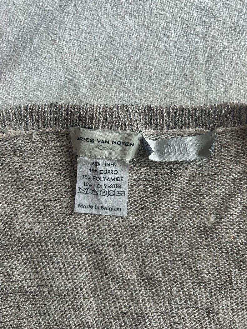 Dries Van Noten DRIES VAN NOTEN Silver-threaded knitted top and vest Size M / US 6-8 / IT 42-44 - 3 Thumbnail