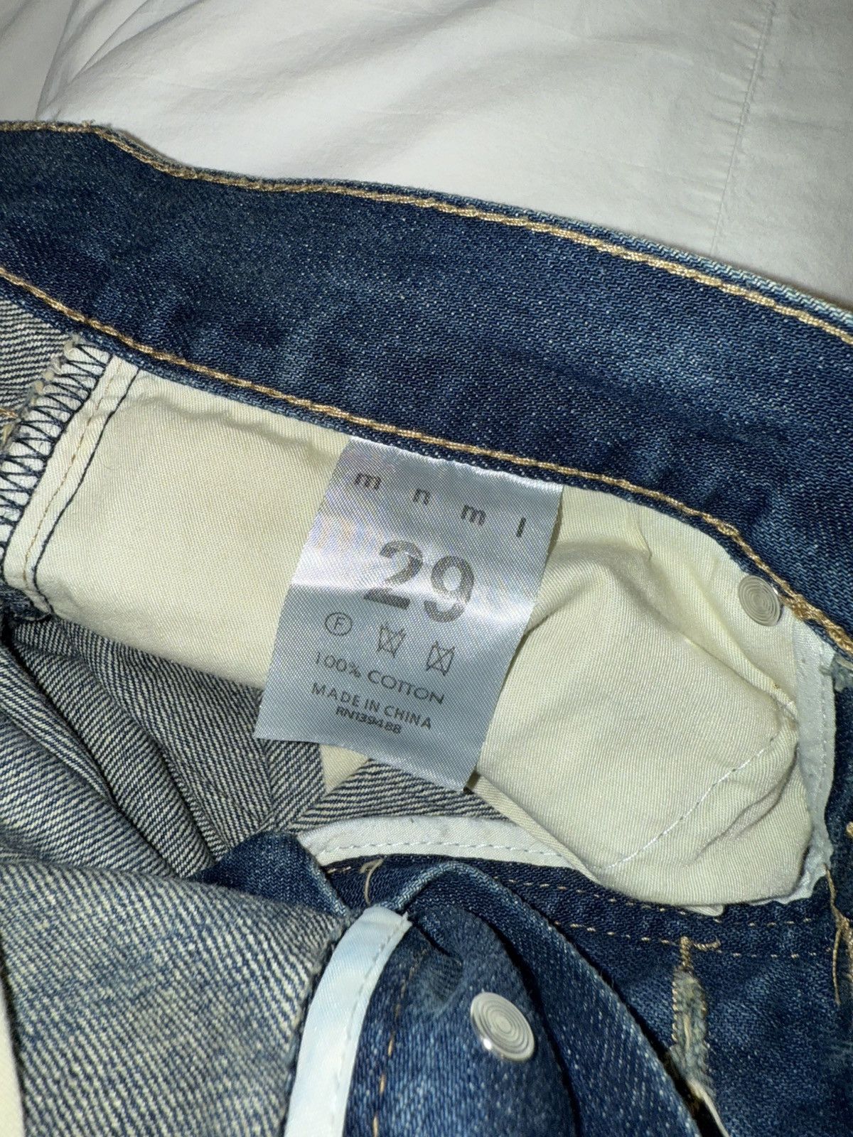 MNML MNML Distressed Jeans Size US 29 - 3 Thumbnail