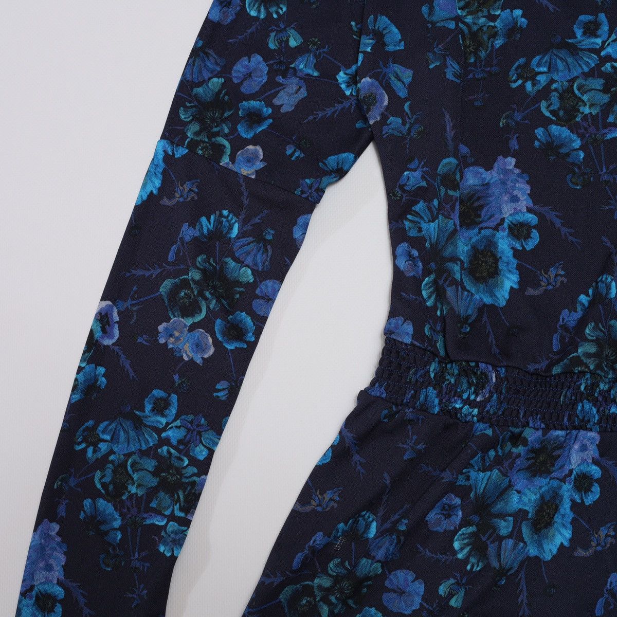 John Galliano Galliano Floral Print Flower Blue Top Longsleeve Blouse Size S / US 4 / IT 40 - 17 Thumbnail