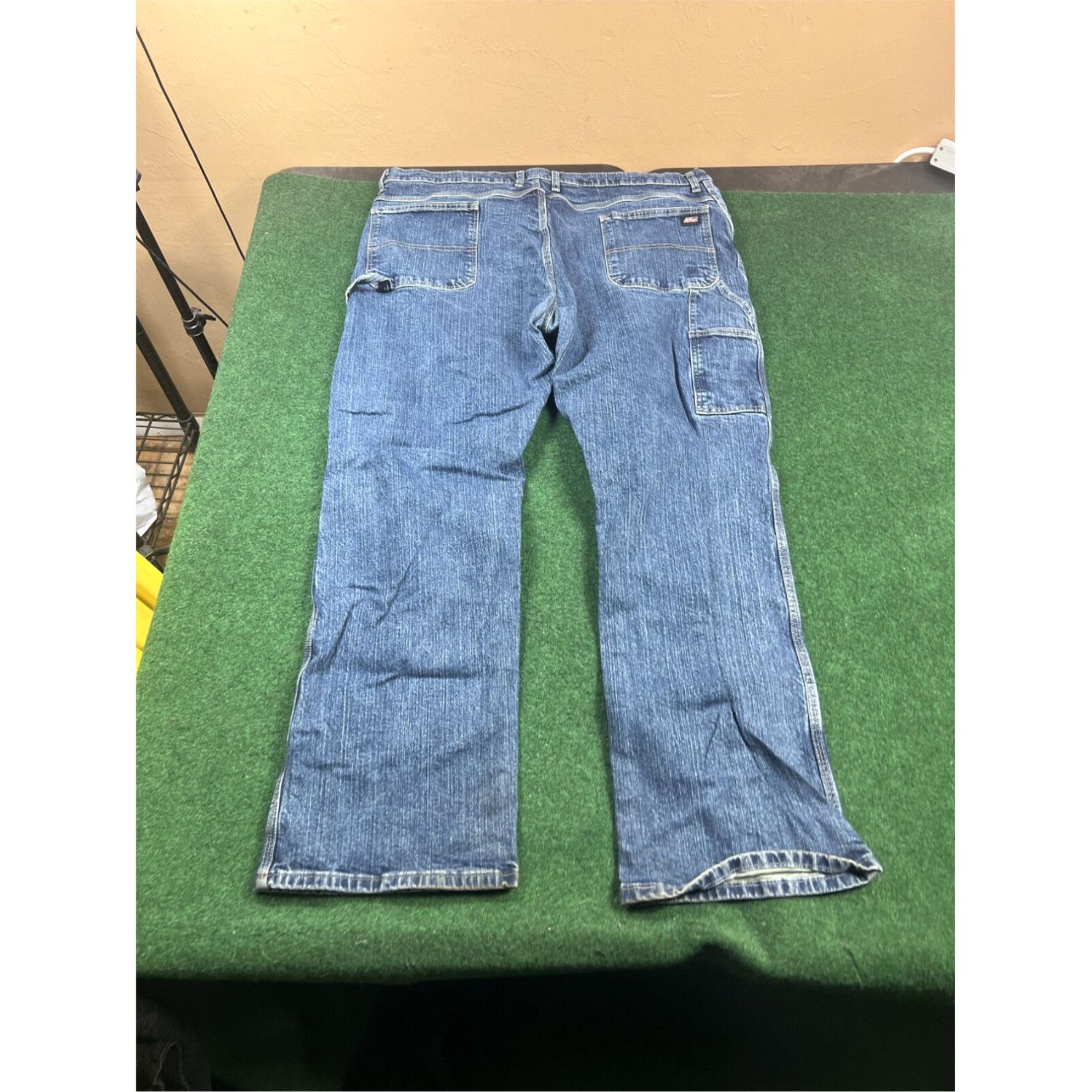 Dickies Dickies Relaxed Fit Carpenter Pants Men's 42x32 Blue Denim Jeans Work Wear Size US 42 / EU 58 - 7 Thumbnail
