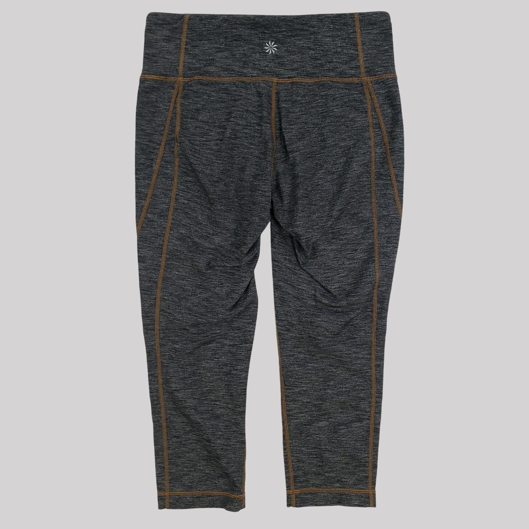 Athleta Athleta women's Grey Cropped Leggings Size S Size 26" / US 2 / IT 38 - 2 Thumbnail