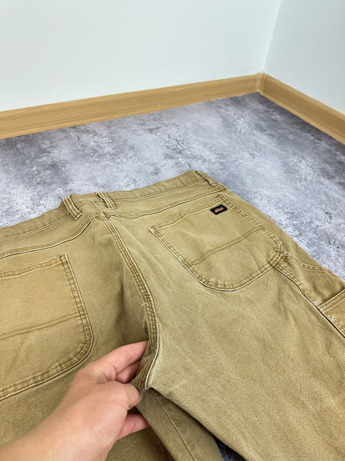 Dickies Vintage Dickies Faded Baggy Cargo Carpenter USA Work Pants Size US 44 / EU 60 - 6 Thumbnail