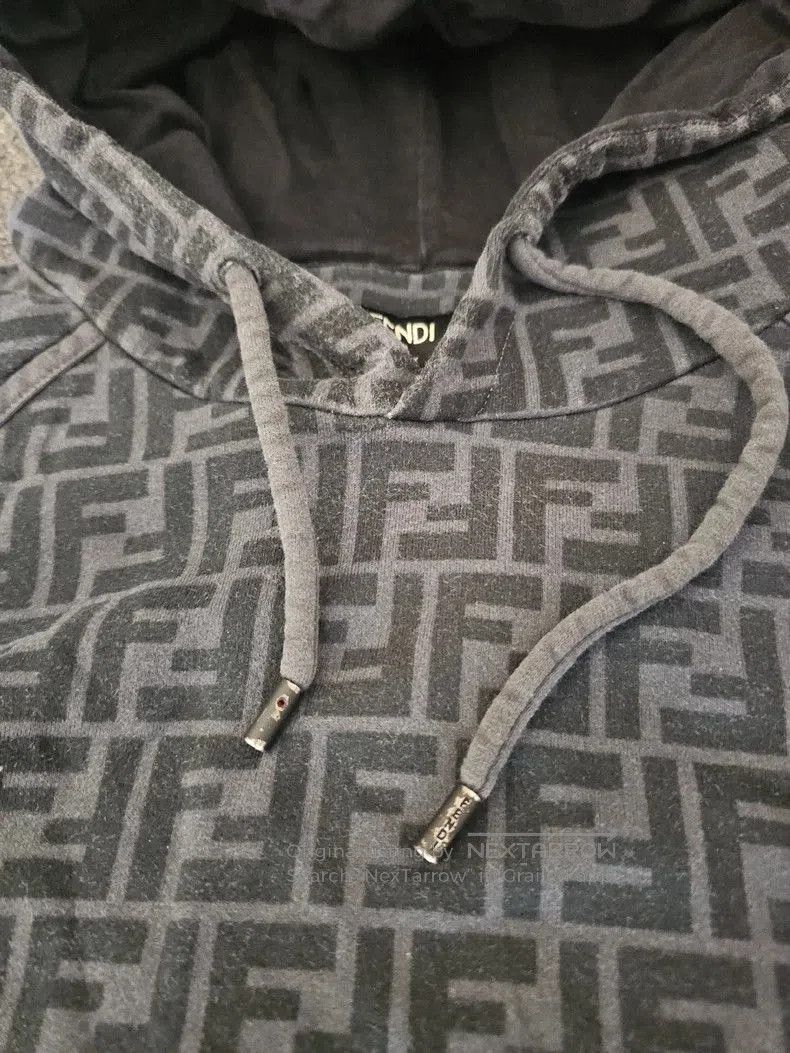 Fendi Fendi Double F Pattern Hoodie Sweatshirt. Size US L / EU 52-54 / 3 - 2 Thumbnail