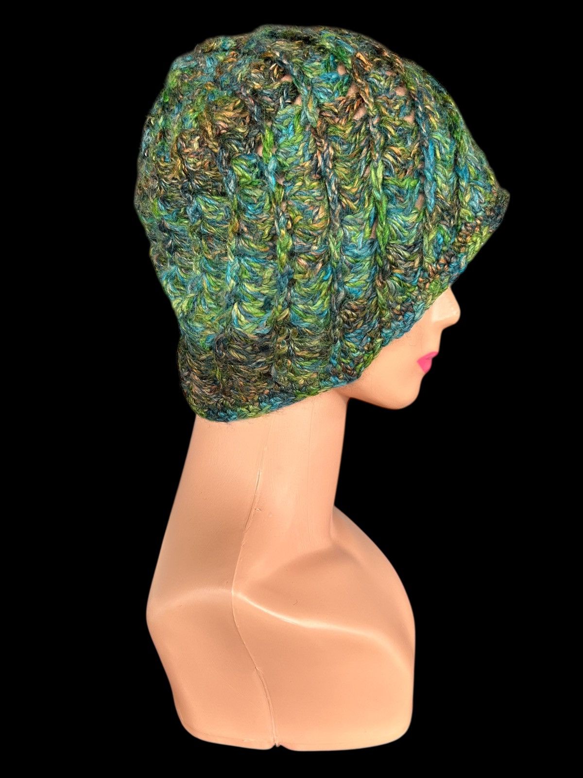 Japanese Brand × Kapital × Vintage Crochet Knitted Handmade hairy big Beanie Hats Size ONE SIZE - 1 Thumbnail