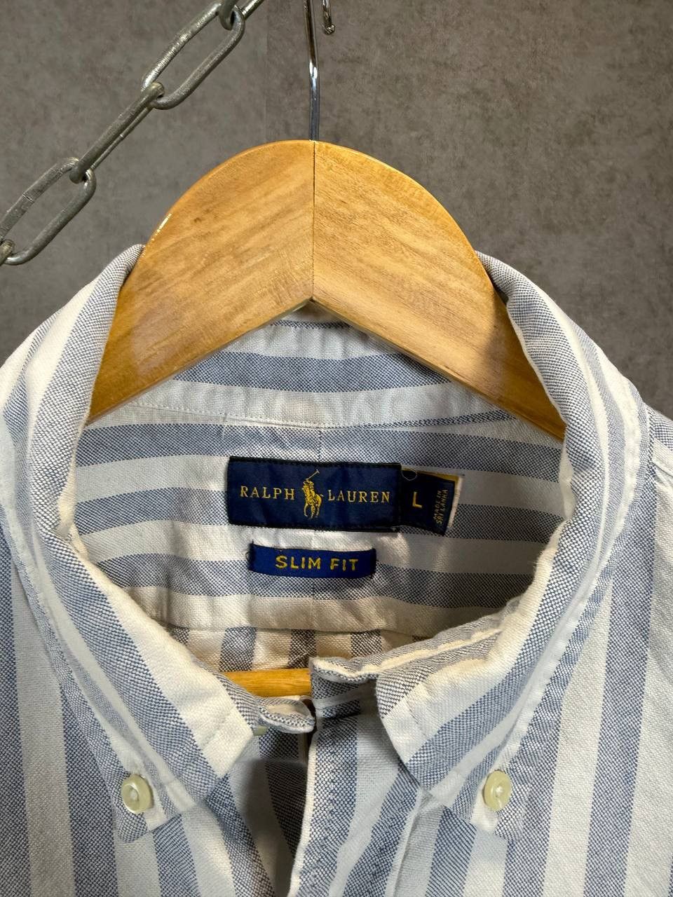 Polo Ralph Lauren Polo Ralph Lauren designer striped logo shirt Size US L / EU 52-54 / 3 - 4 Thumbnail