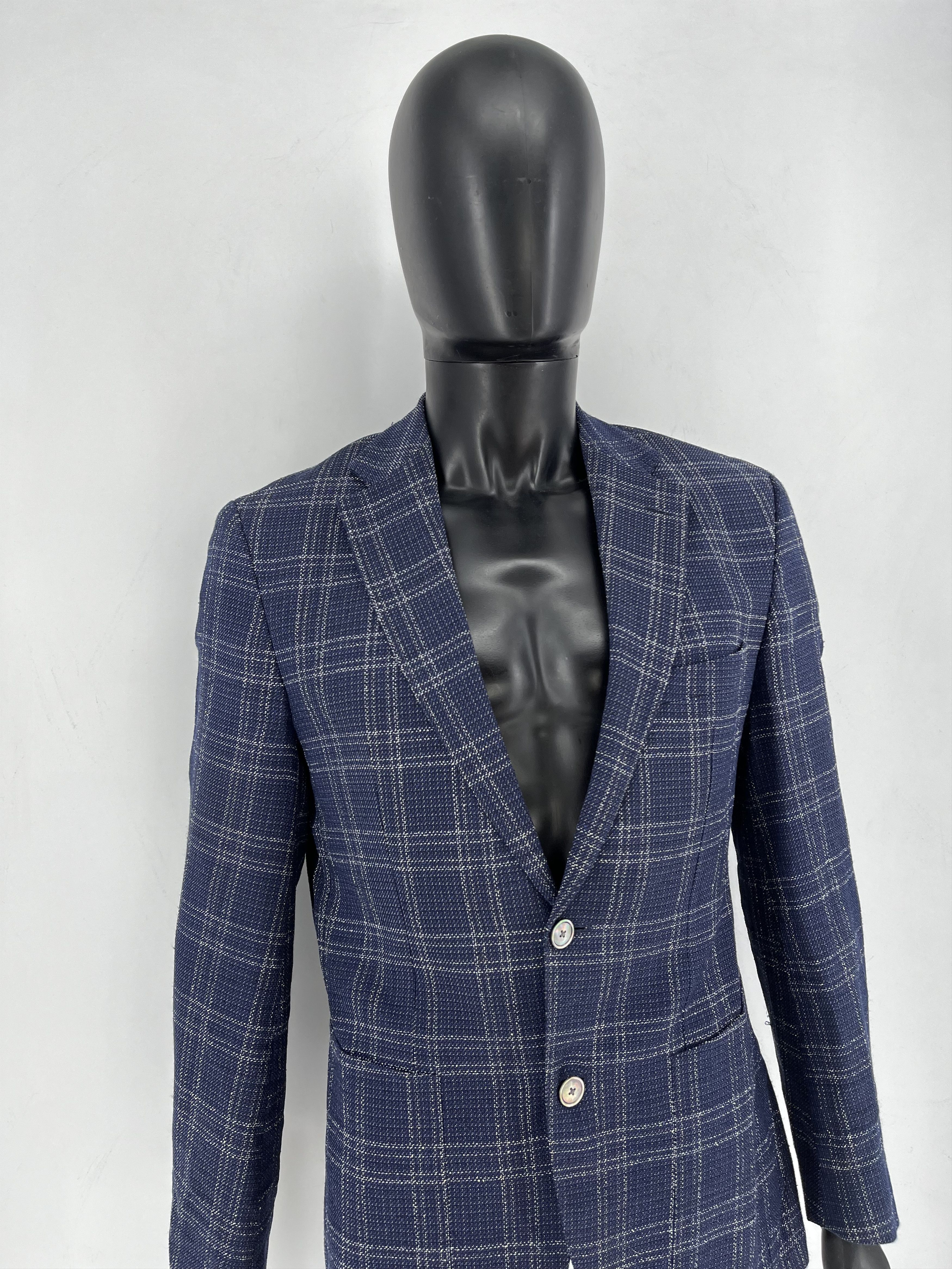 Hugo Vintage Hugo Boss blazer men wool 38R M multi wool Size 38R - 3 Thumbnail