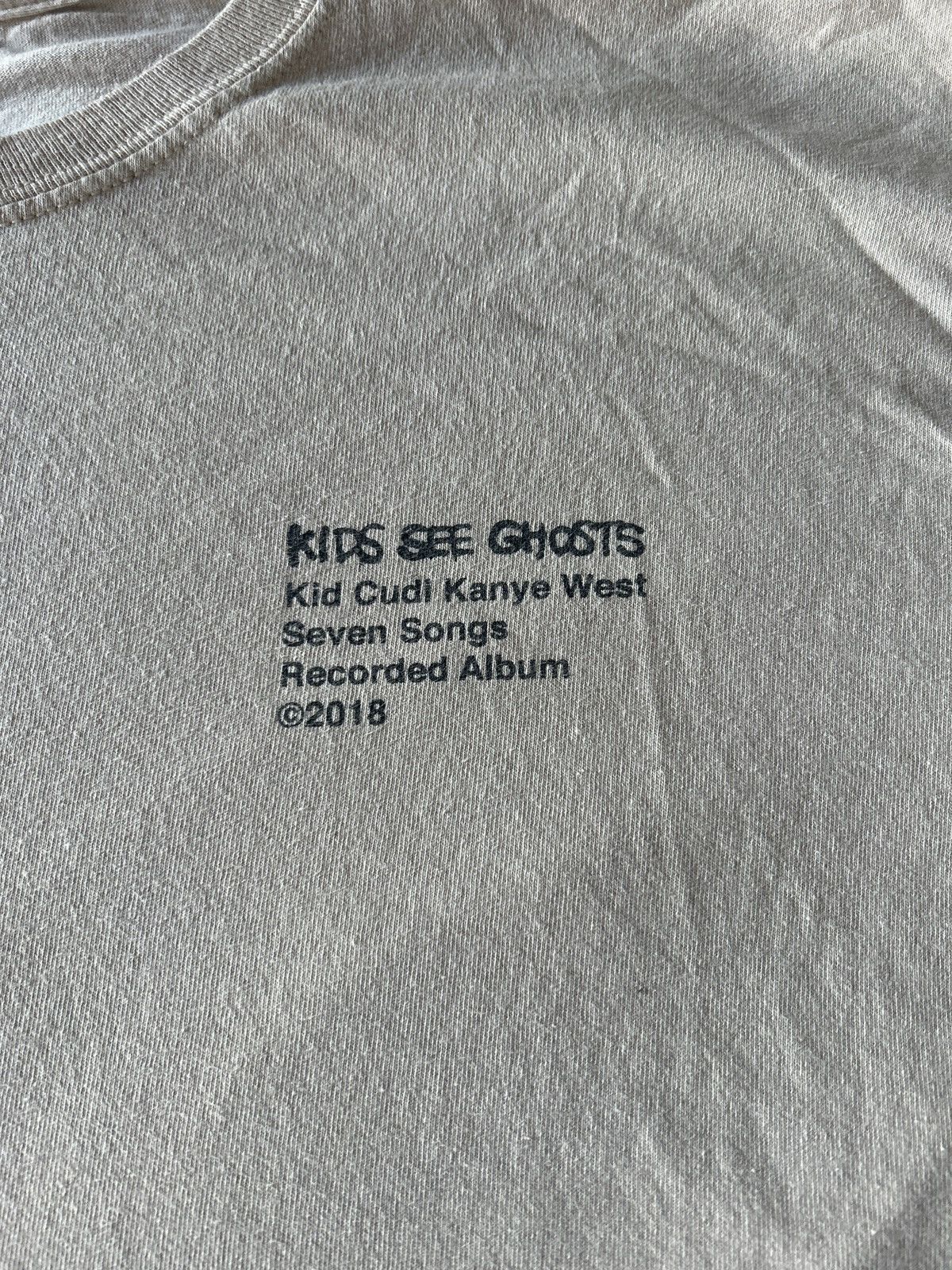 Kanye West × Kid Cudi Kids See Ghosts Album Release Long Sleeve T-Shirt Size US XL / EU 56 / 4 - 4 Thumbnail