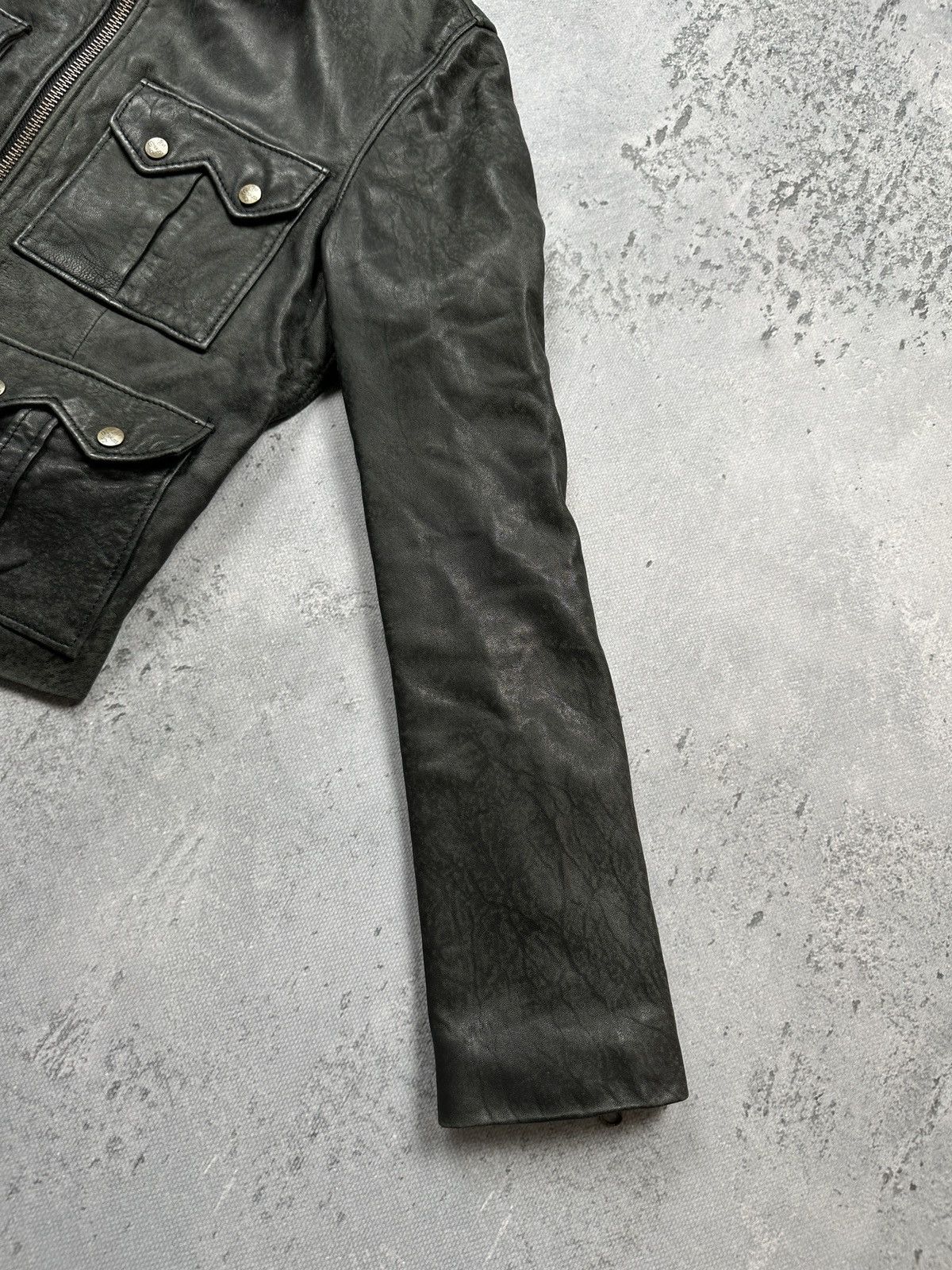 Levi's Vintage Levi’s Sample Leather Jacket Western Cut 90s Rare Size S / US 4 / IT 40 - 3 Thumbnail