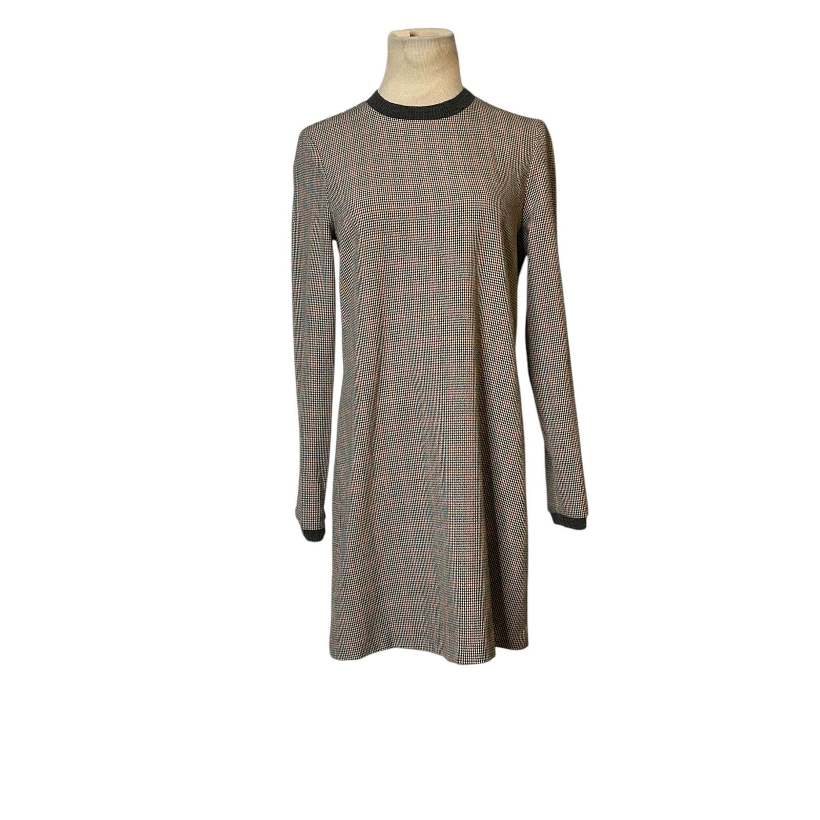 Zara Zara houndstooth long sleeves sheath mini dress size Small Size M / US 6-8 / IT 42-44 - 10 Thumbnail