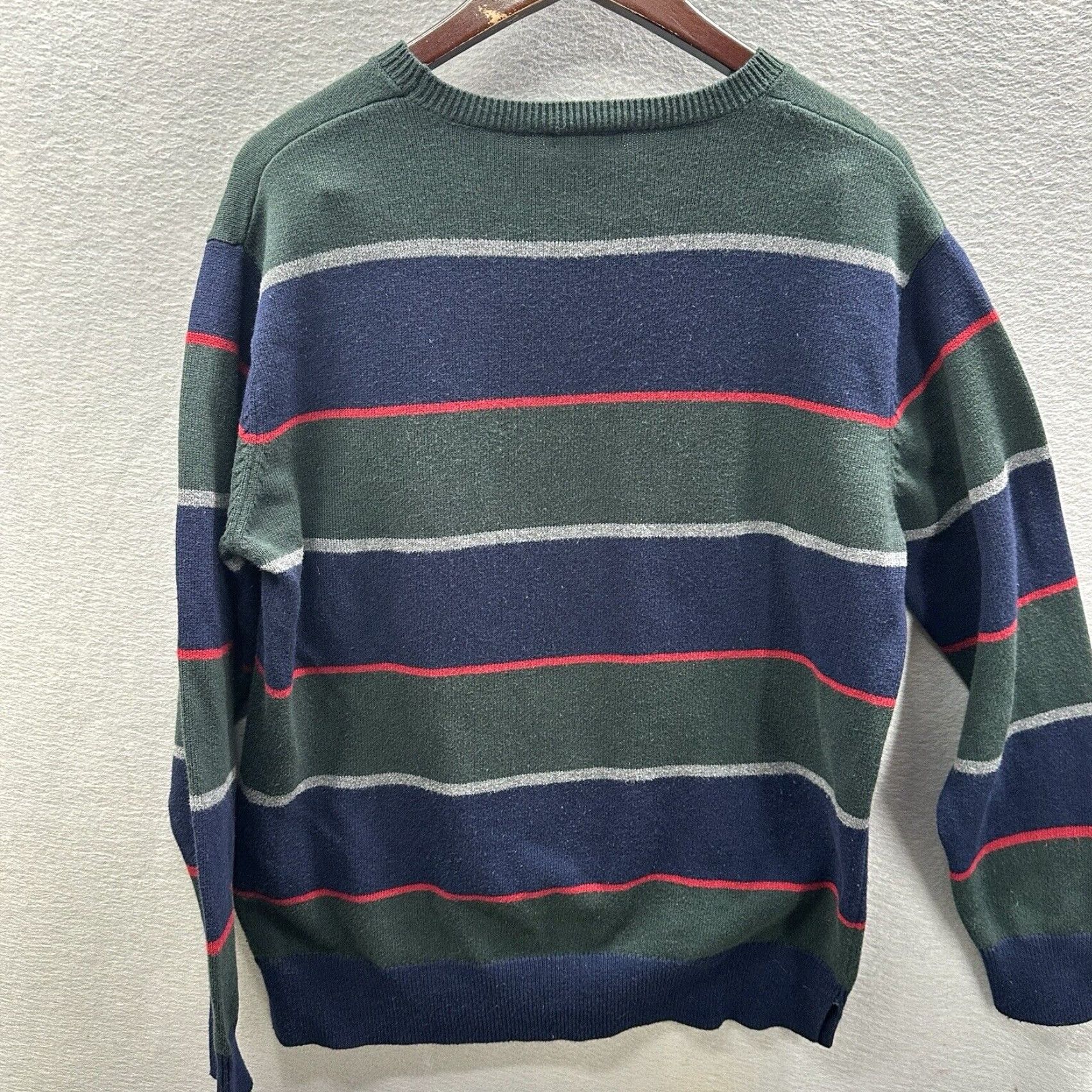 Rails Rails Mens Large Rugby Stripe Striped Pullover Cotton Preppy Kent Dad Sweater Size US L / EU 52-54 / 3 - 7 Thumbnail