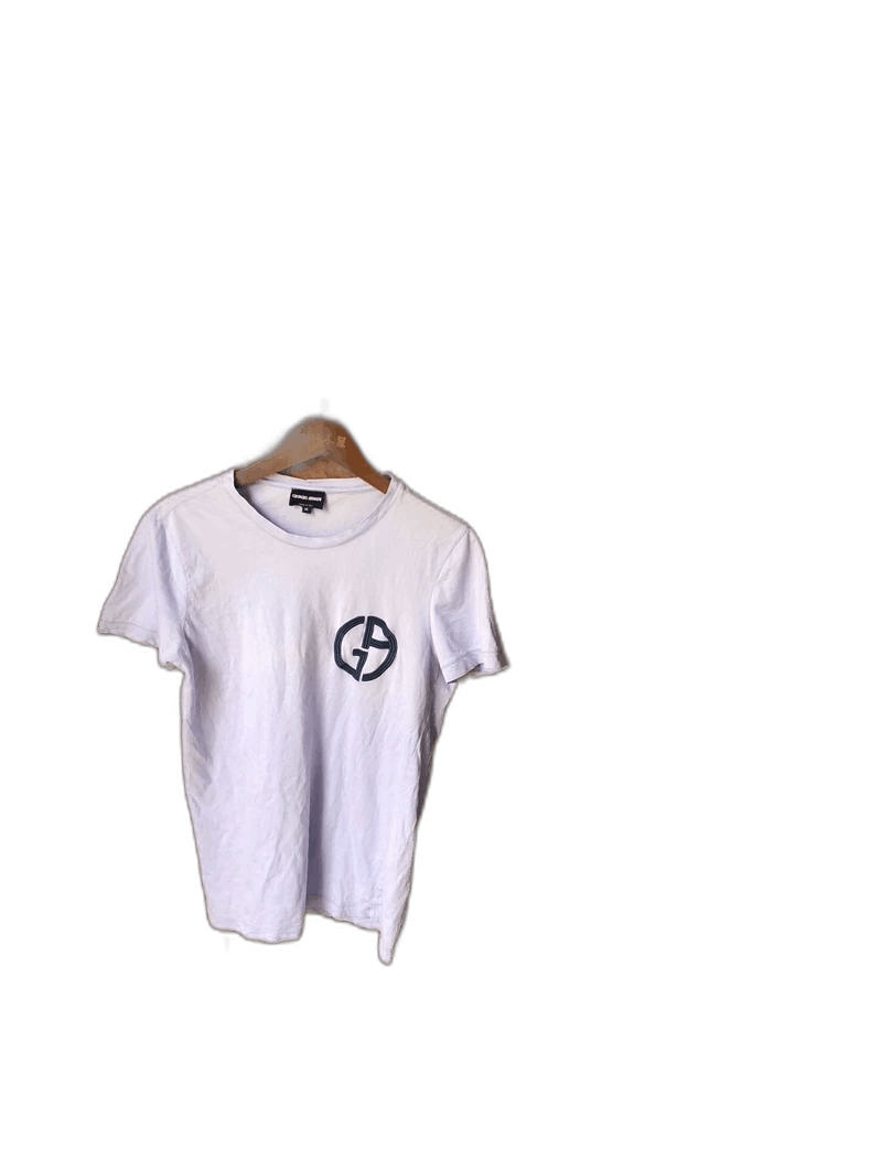 Emporio Armani GA Armani Irregular Cut T-Shirt Size US M / EU 48-50 / 2 - 1 Thumbnail