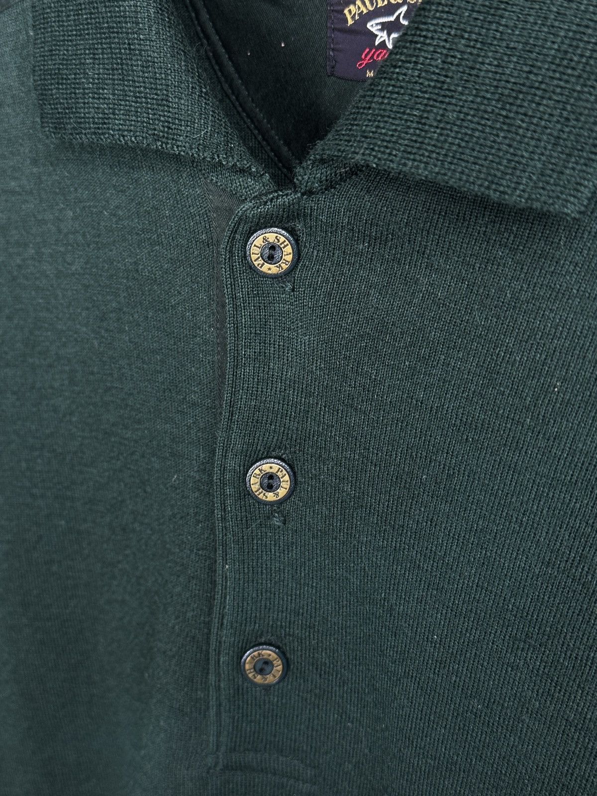 Paul & Shark Paul & Shark vintage green rugby pullover collared jumper Size US XL / EU 56 / 4 - 7 Thumbnail