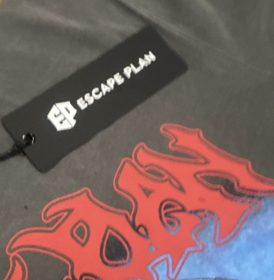 Other Escape Plan - “No Risk No Reward” Tee in Charcoal Grey Lg Size US L / EU 52-54 / 3 - 3 Thumbnail