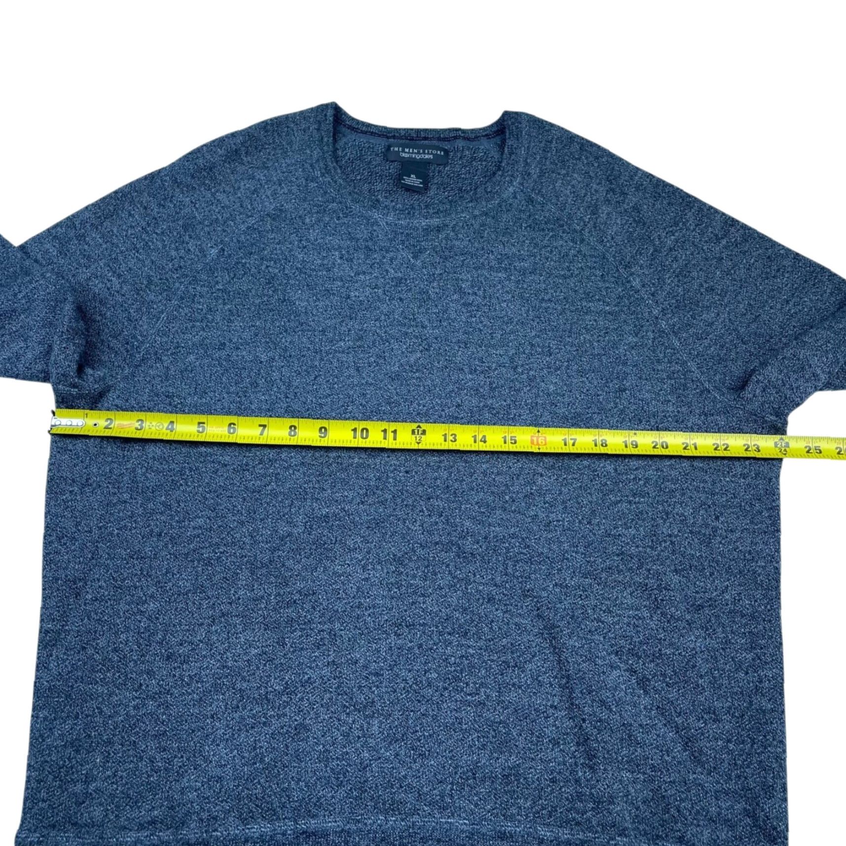 Bloomingdale's Bloomingdales Men's Pullover Sweater XL Crew Neck Gray 100% Merino Wool Knit Shirt Coat? Size US XL / EU 56 / 4 - 6 Thumbnail