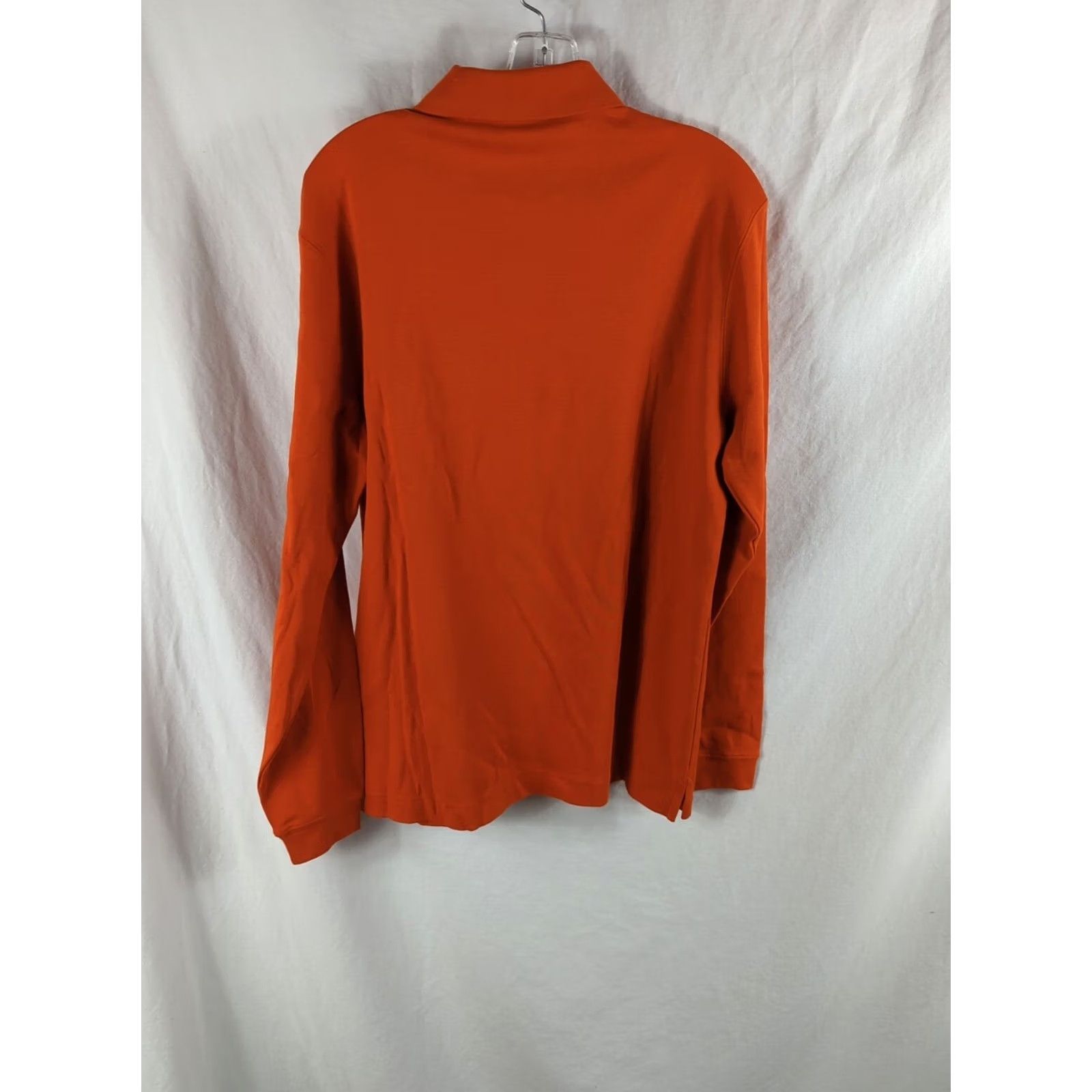 Lands' End Lands End Polo Shirt Mens M Orange Long Sleeve Traditional Fit dadcore Size US M / EU 48-50 / 2 - 5 Thumbnail