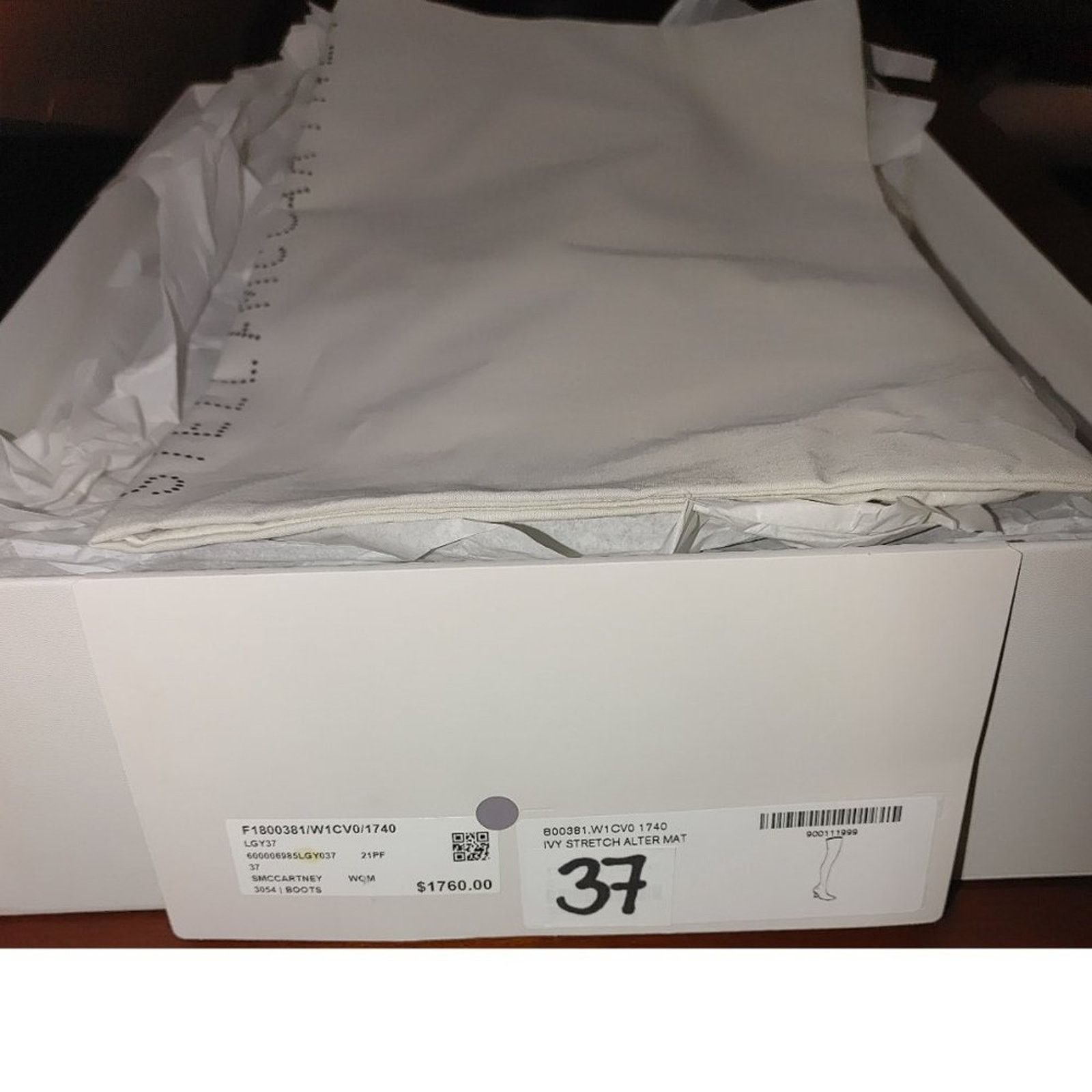Stella McCartney STELLA MCCARTNEY Ivy vegan leather over-the-knee boots.37 Size US 6.5 / IT 36.5 - 6 Thumbnail