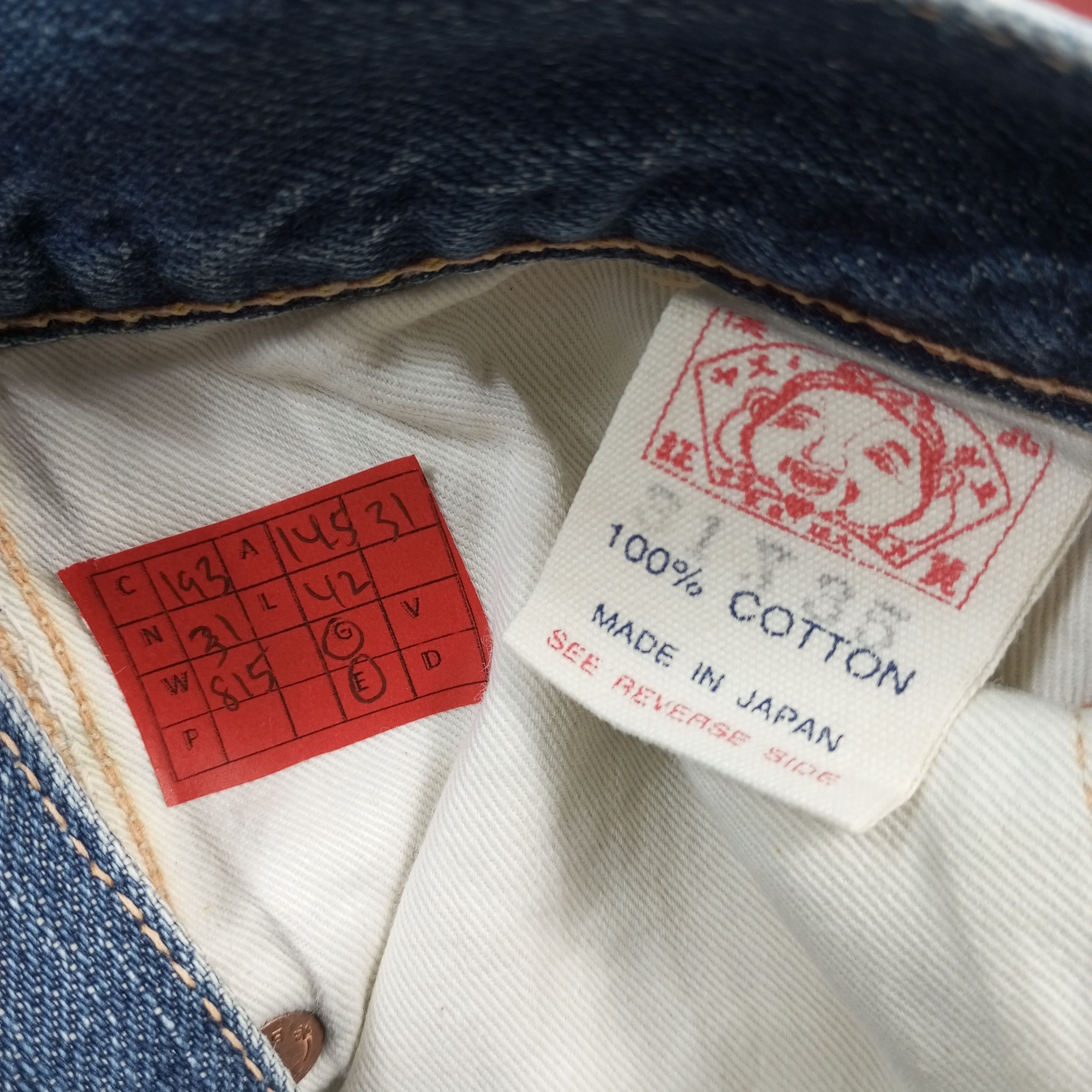 Evisu Evisu Japanese Brand Fashion Style Custom Daicock Jeans dp1 Size US 29 - 13 Thumbnail