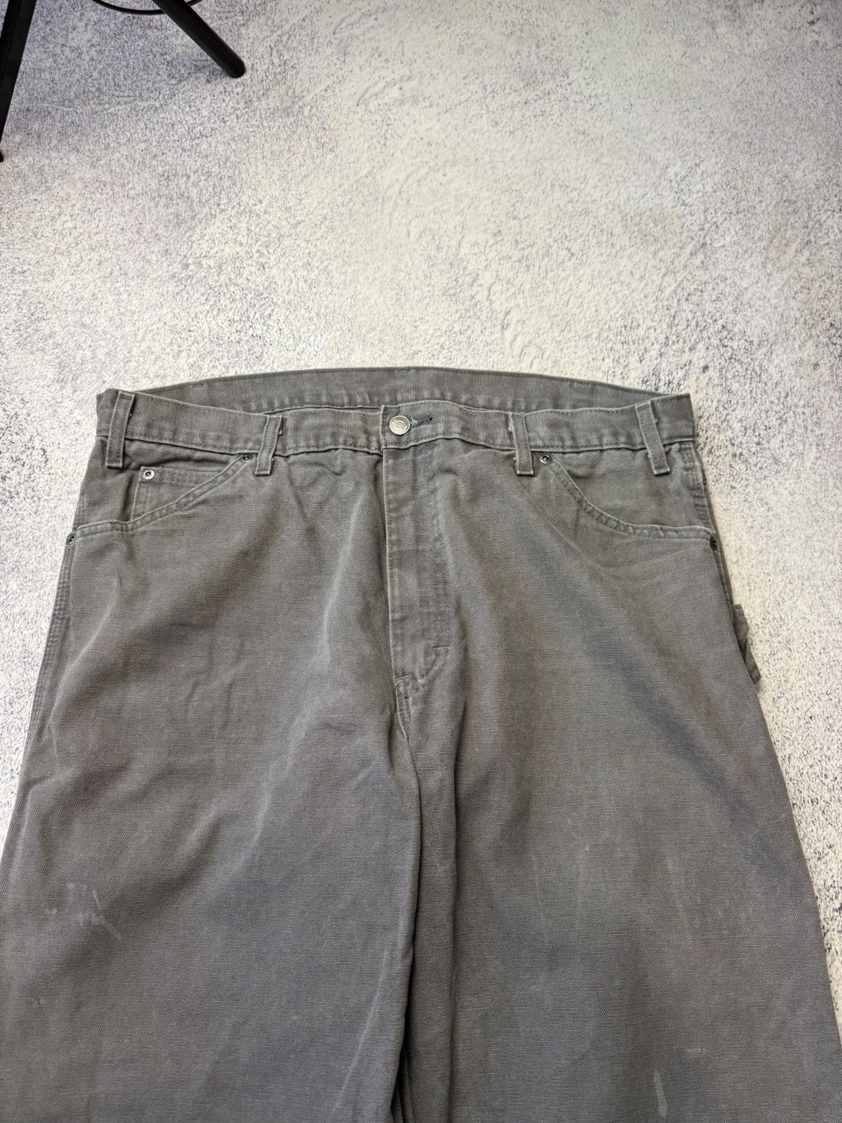 Dickies Vintage Gray Dickies Carpenter Work Pants - 38/32 - Y2K Size US 34 / EU 50 - 9 Thumbnail