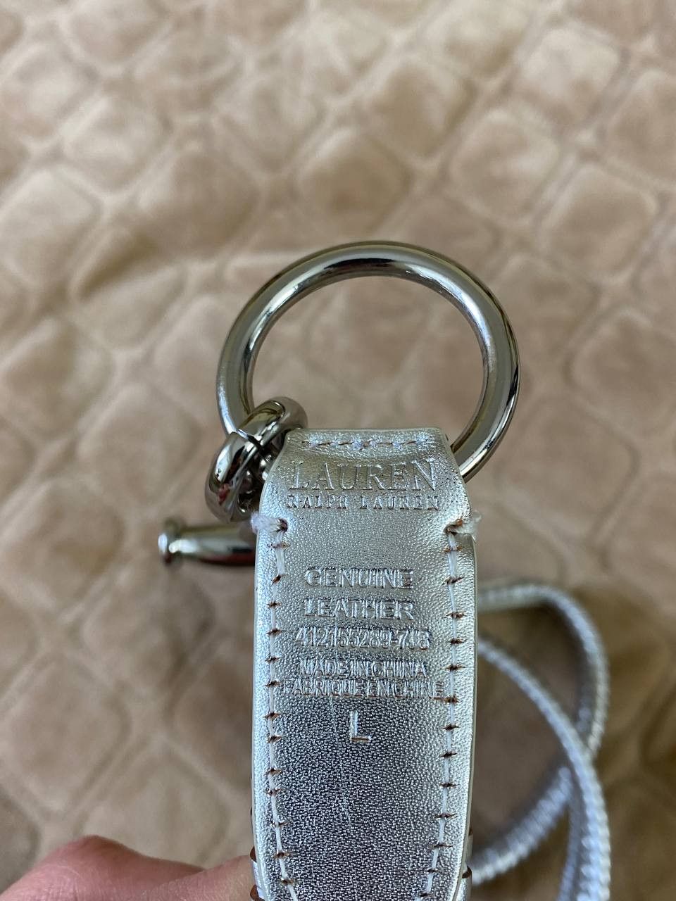 Lauren Ralph Lauren Lauren Ralph Lauren LRL Leather Chain Belt Size ONE SIZE - 8 Thumbnail