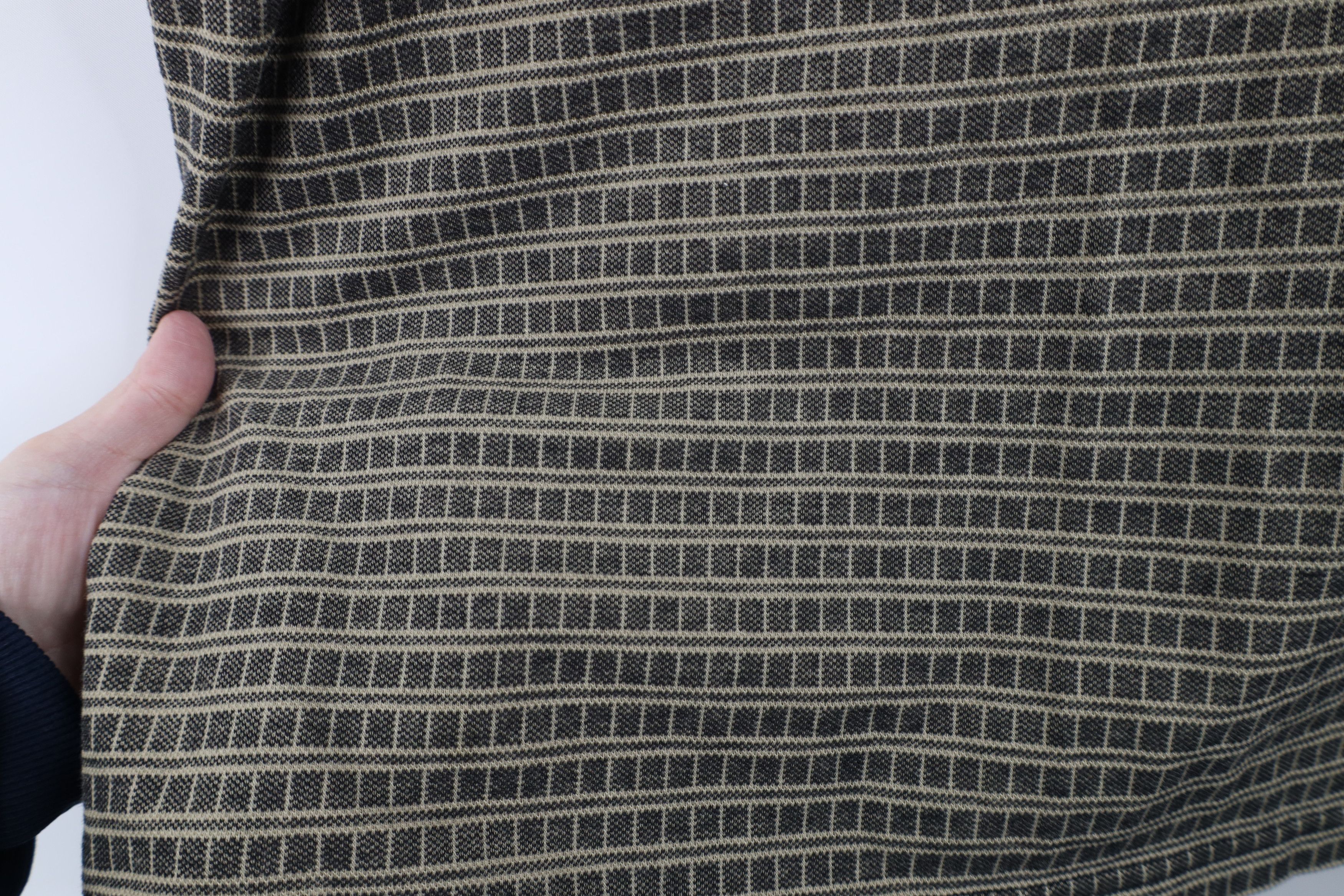 Vintage Vintage 90s Streetwear Striped Knit Collared Golf Polo Shirt Size US L / EU 52-54 / 3 - 4 Thumbnail
