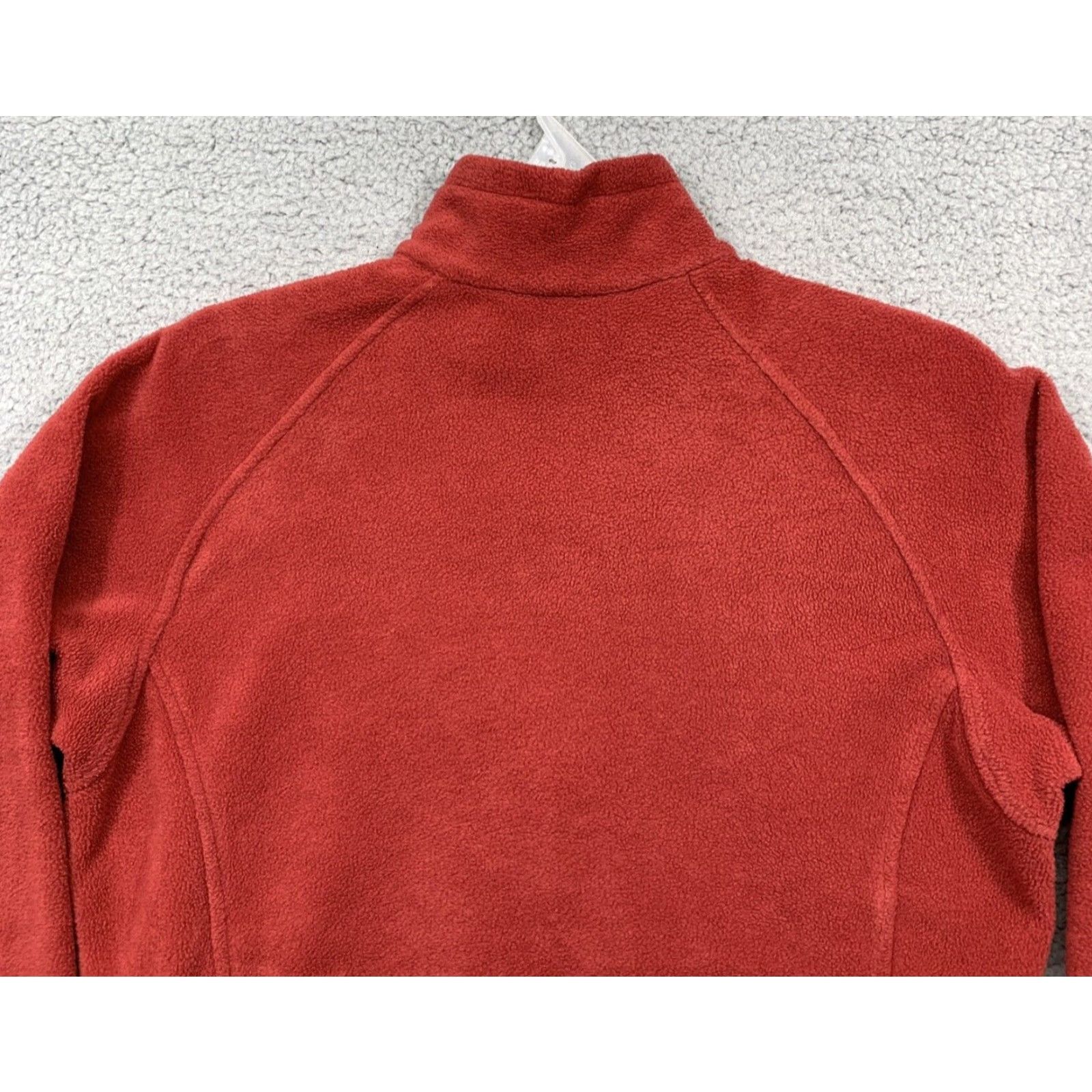 Vintage Columbia Fleece Jacket Womens Full Zip M Orange/Red Zip Pockets Side Pull Cords Jacket Size M / US 6-8 / IT 42-44 - 5 Thumbnail