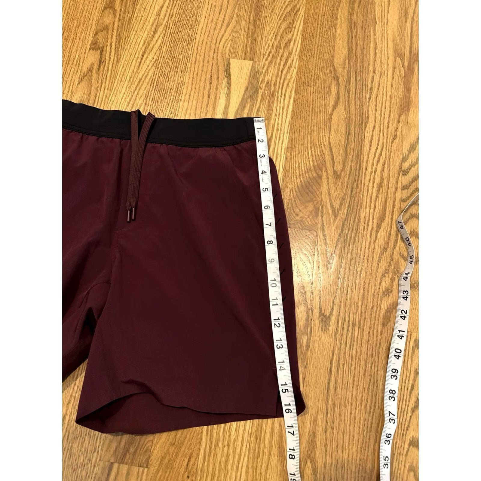 Ten Thousand VINTAGE Ten Thousand 7" Interval Active Running Shorts Mens S Maroon Athletic Outdoor Sports Size US 29 - 5 Thumbnail