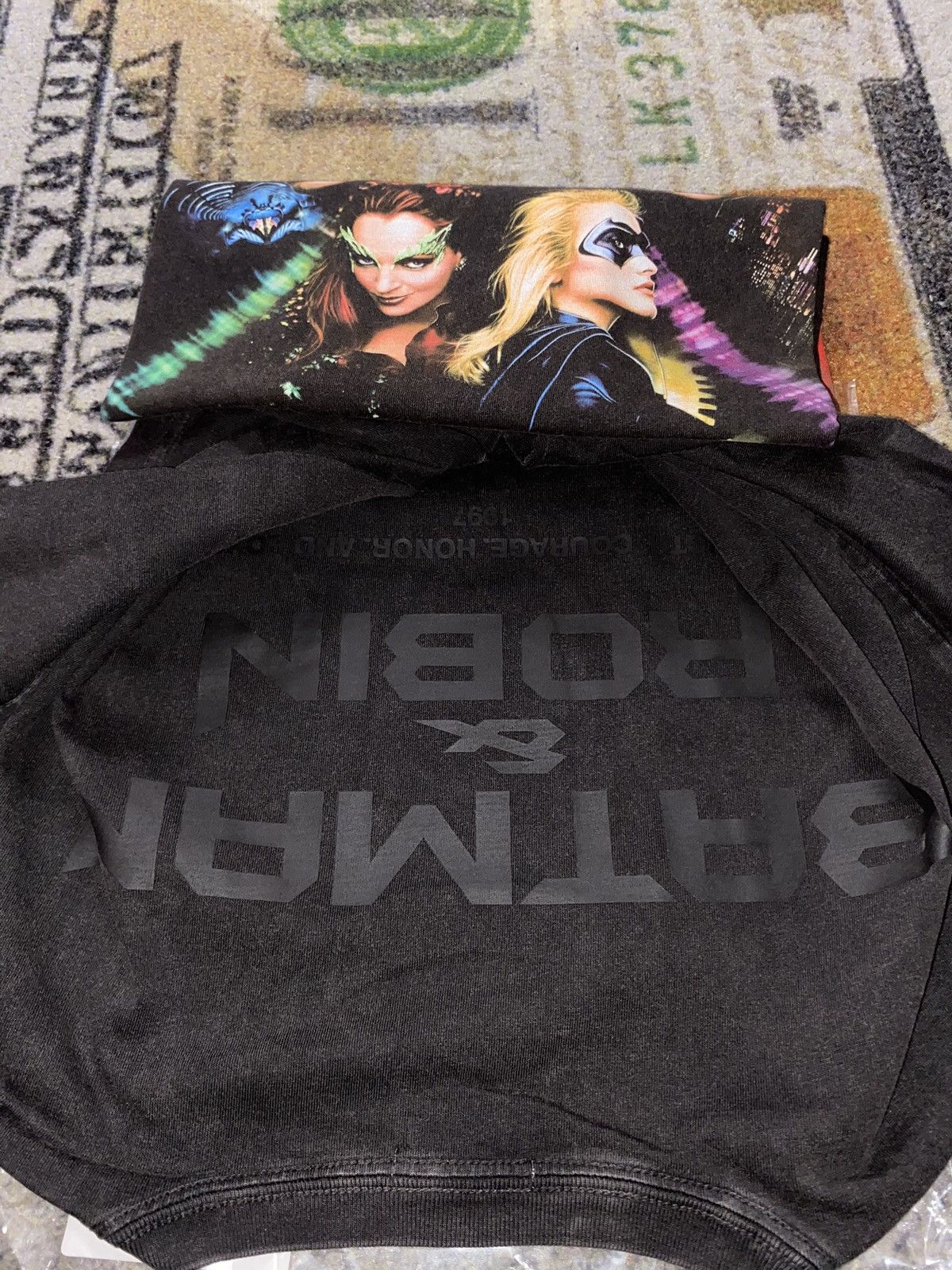 DC Comics Kith x Batman And Robin Vintage Tee Black Size US XXL / EU 58 / 5 - 3 Thumbnail