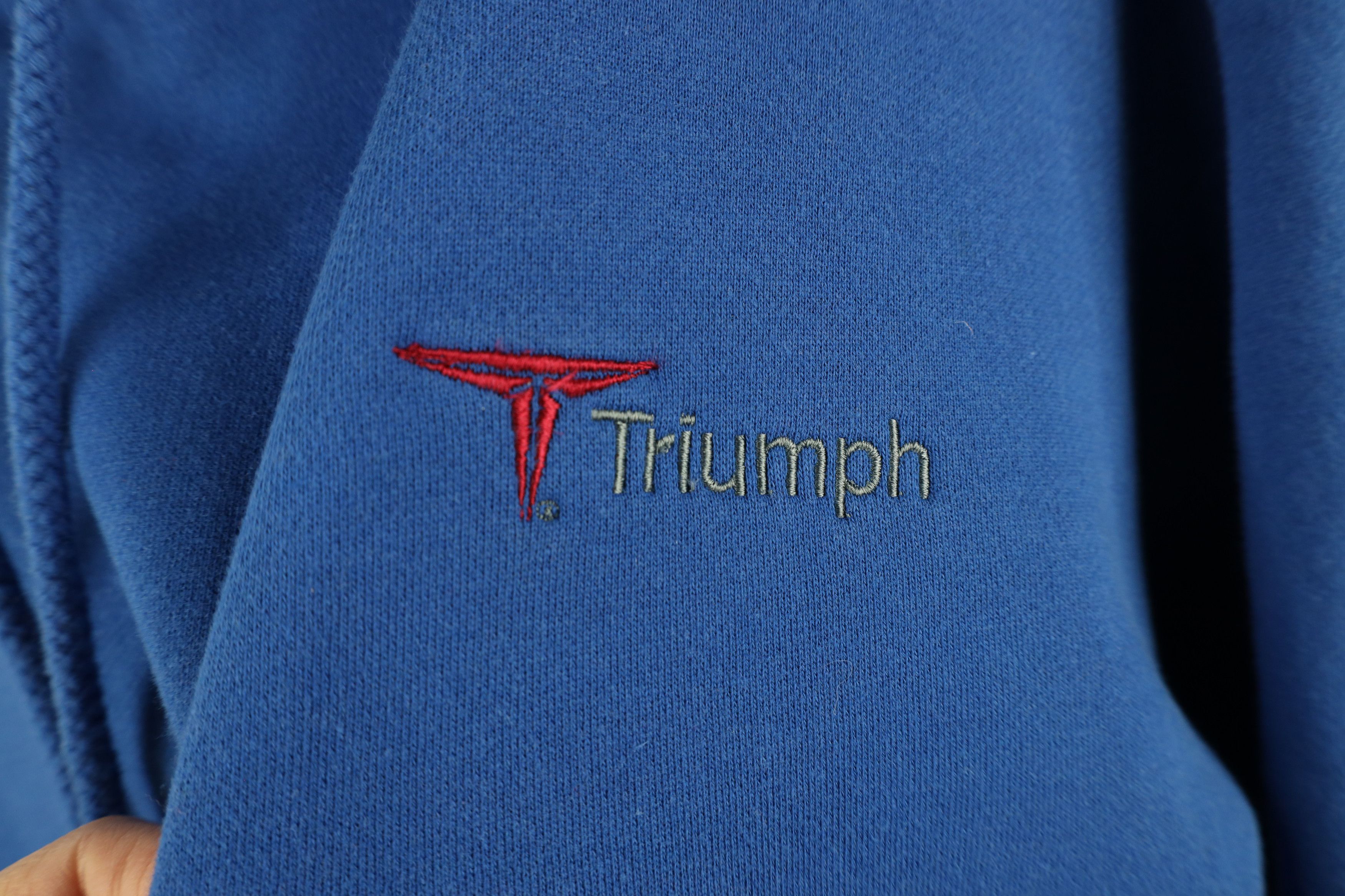 Vintage Vintage 90s Spell Triumph Group Aerospace Hoodie Sweatshirt Size US L / EU 52-54 / 3 - 4 Thumbnail