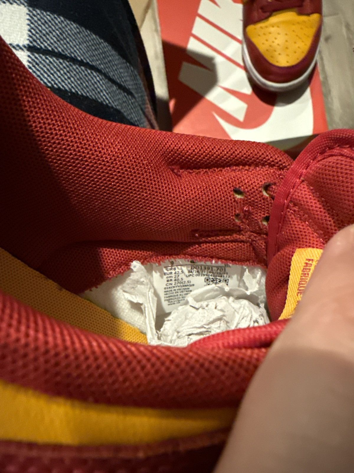 Nike Nike Midas Gold Dunk Low Retro Size US 9 / EU 42 - 4 Thumbnail