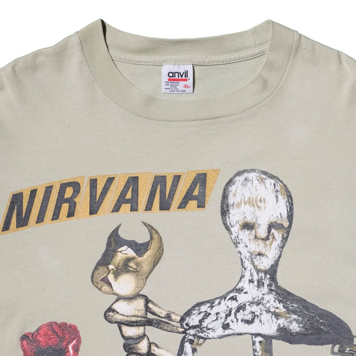 Vintage 1993 Nirvana Licensed Insecticide Tee Size US XL / EU 56 / 4 - 2 Thumbnail