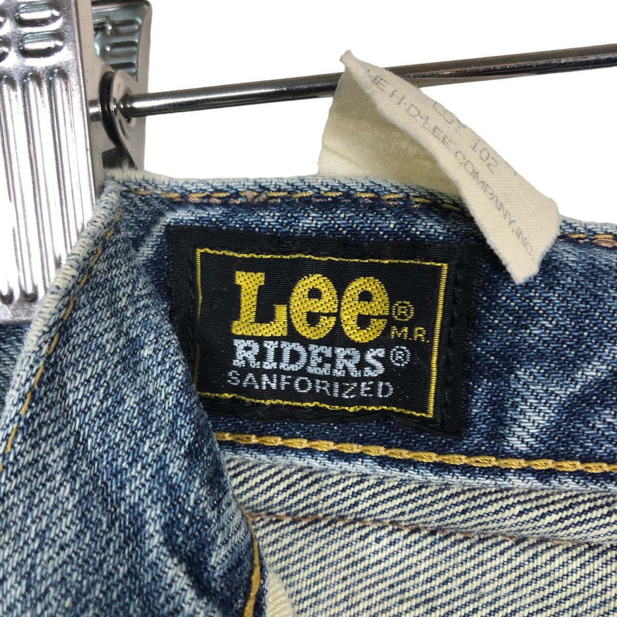Japanese Brand 🔥Vintage Lee Rider Denim Jeans Union Made Size US 32 / EU 48 - 20 Thumbnail