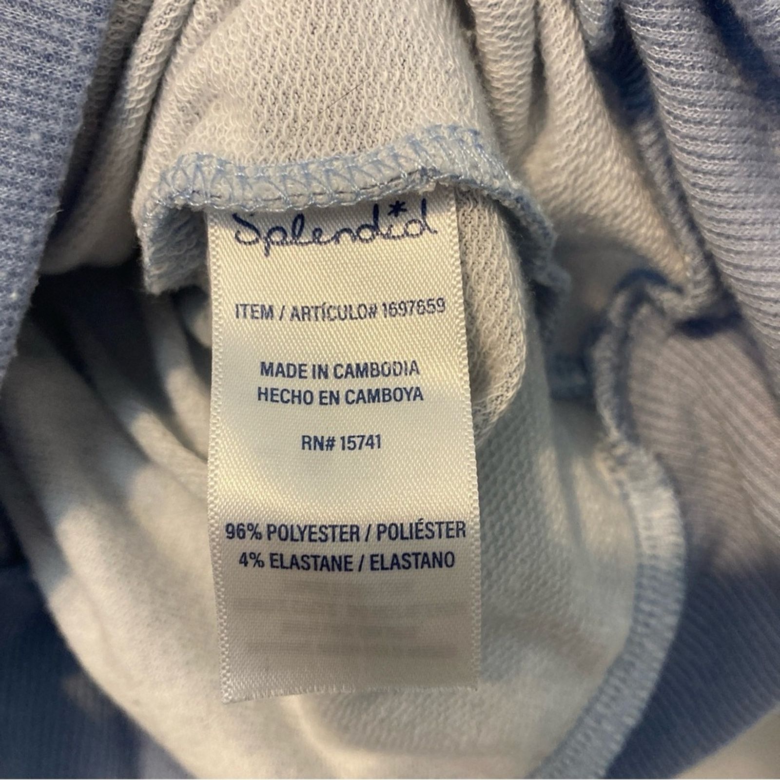 Splendid Splendid Blue White Star Long Sleeve Pajama Cozy Lounge Set Size 34" / US 12 / IT 48 - 10 Thumbnail