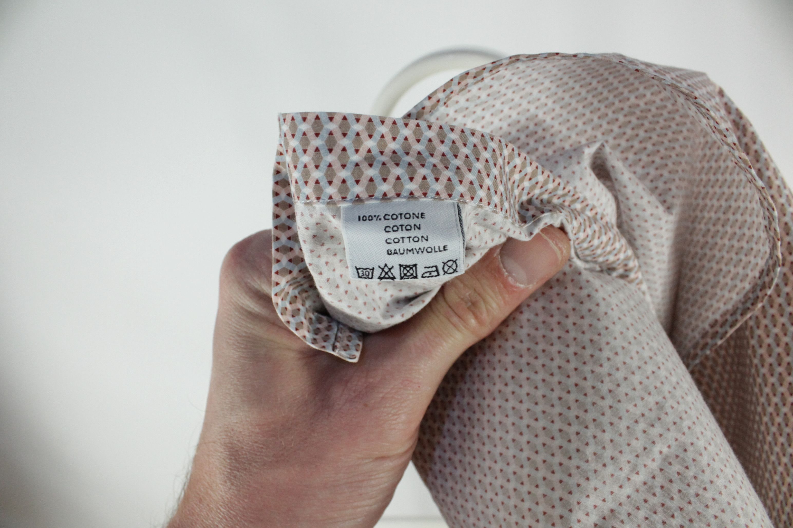 Canali Canali Geometric Pattern Regular Fit Cotton Dress Shirt Mens Size US L / EU 52-54 / 3 - 8 Thumbnail