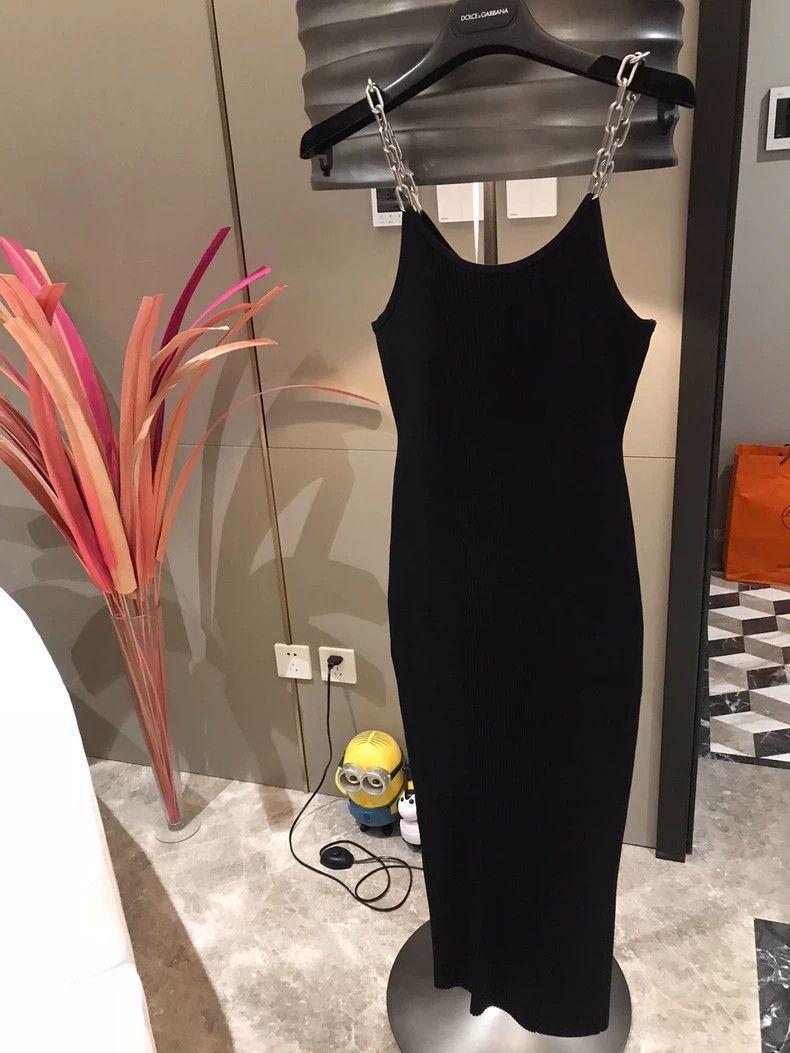 Alexander Wang Silver Chain Long Dress-