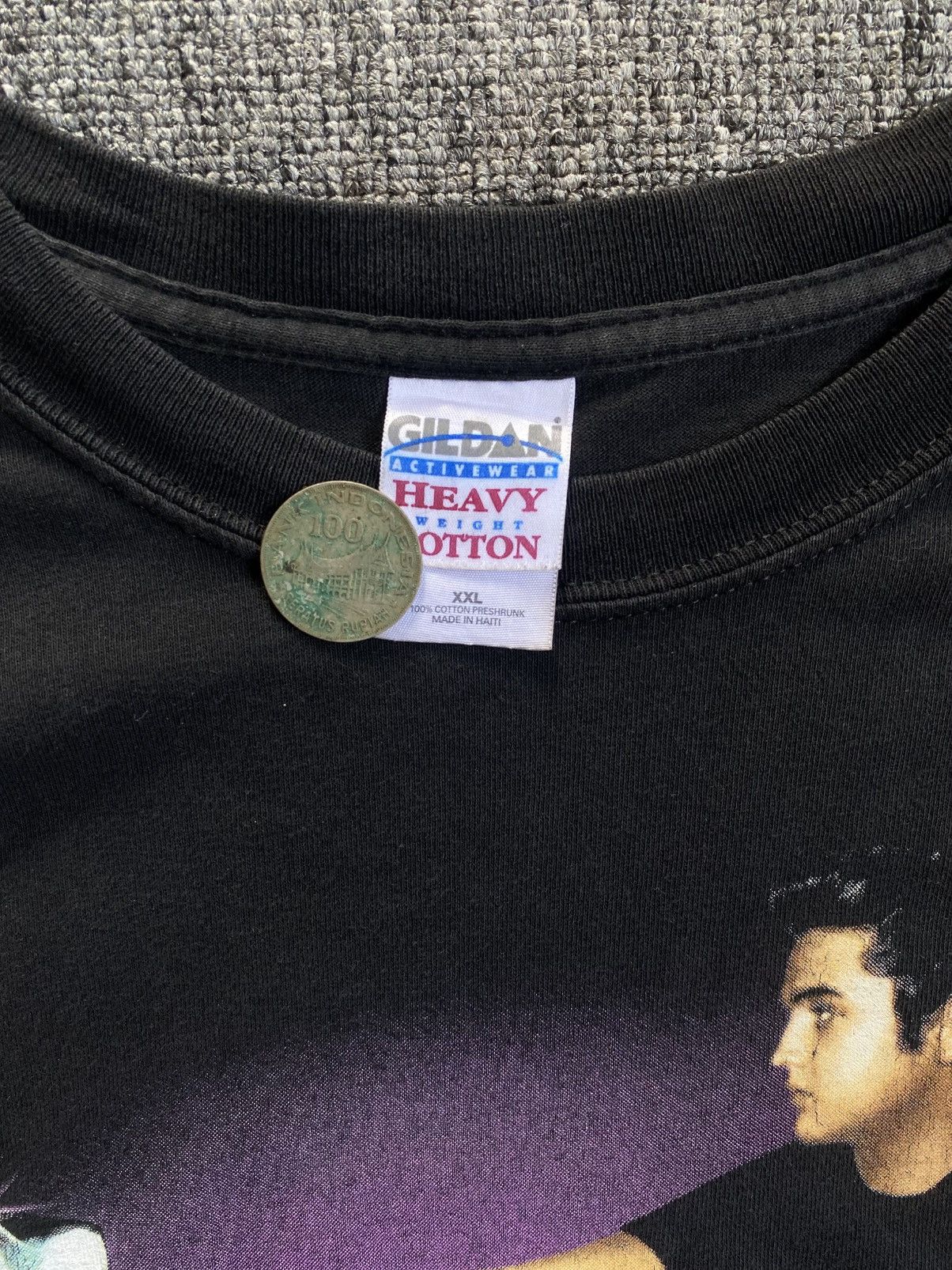 Gildan Band Tshirt Elvis Presley Photo Tee Size US XXL / EU 58 / 5 - 3 Thumbnail