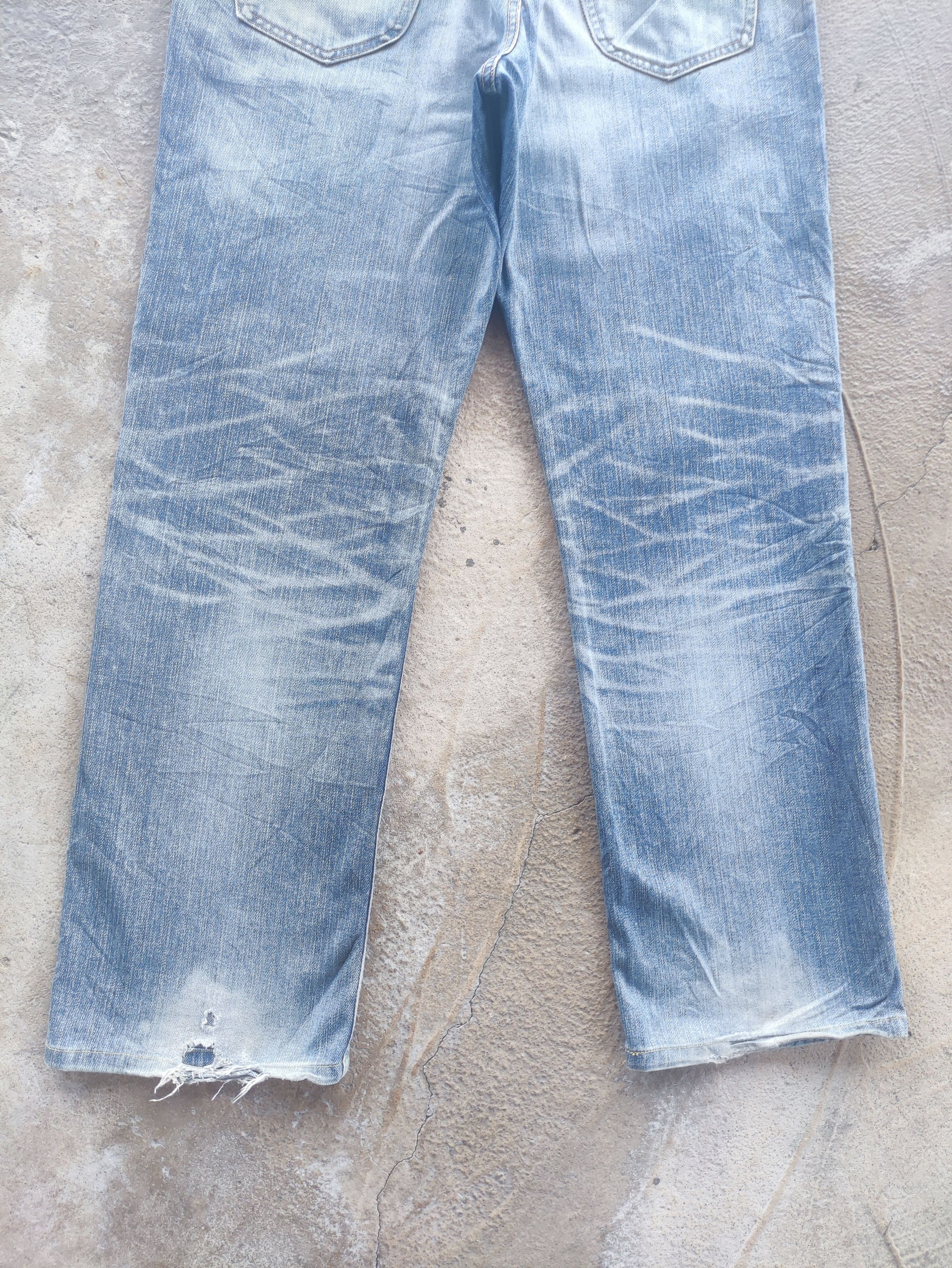 Lee Vintage Lee Baggy Distress Faded Denim Size US 34 / EU 50 - 11 Thumbnail