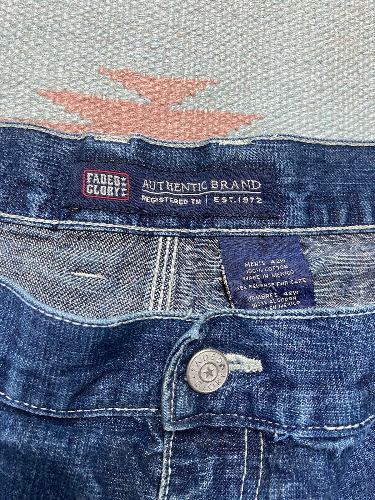Faded Glory × Vintage y2k baggy jeans shorts jorts cargo carpenter wide skater 40 Size US 40 / EU 56 - 7 Thumbnail