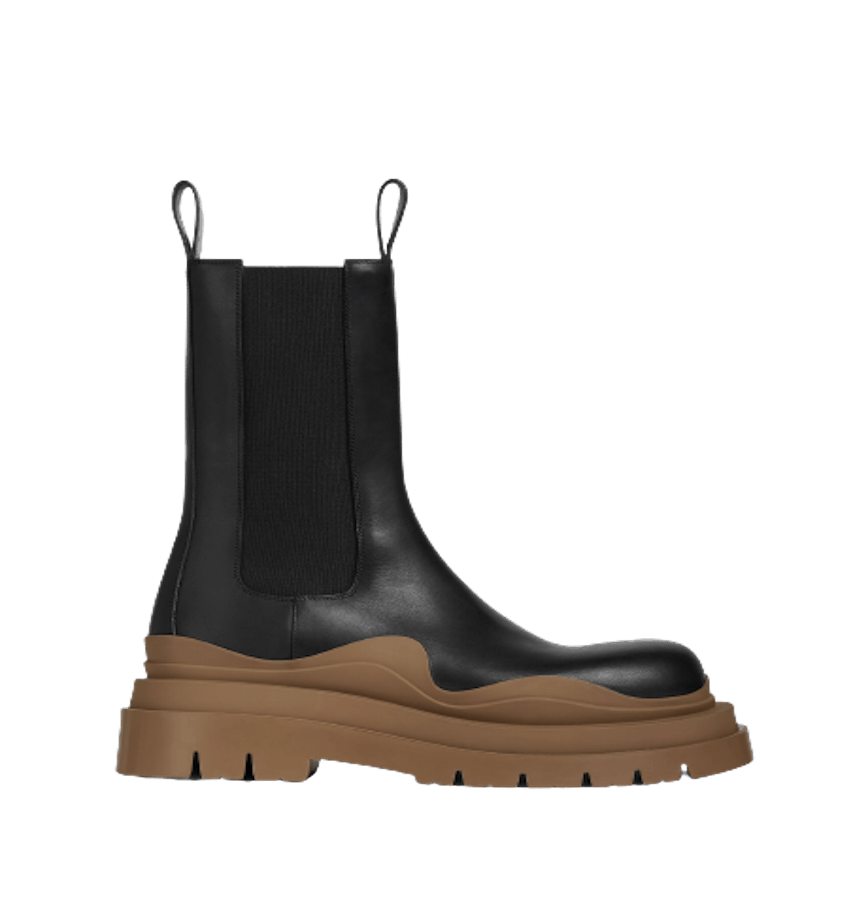Bottega Veneta Tire Chelsea Boot 'Black Jute'